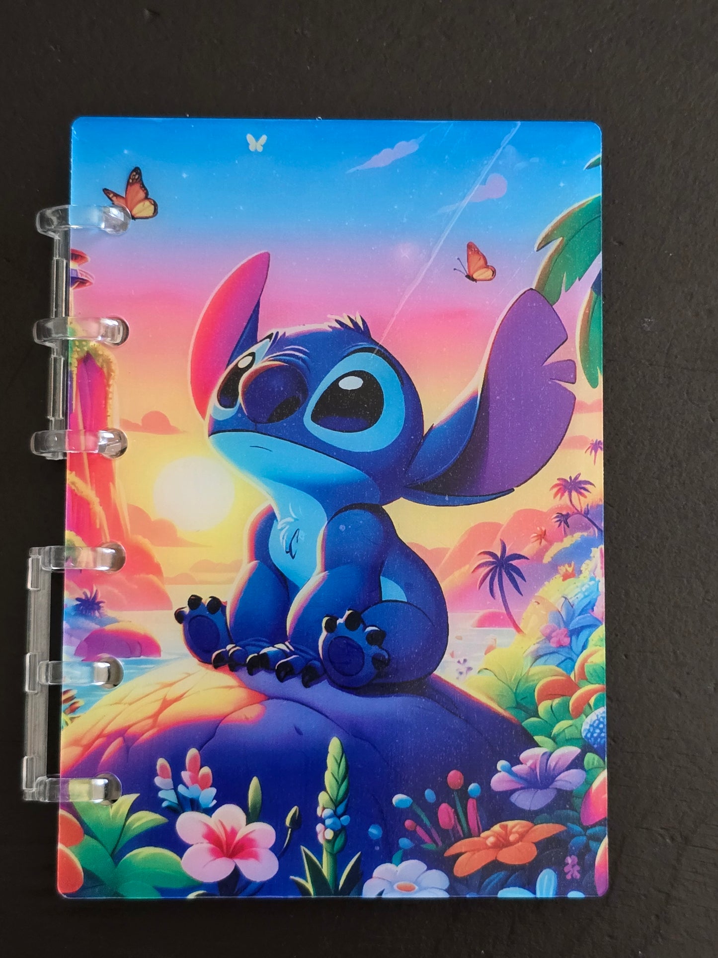 Notebook 4x6 with acrylic front and back cover