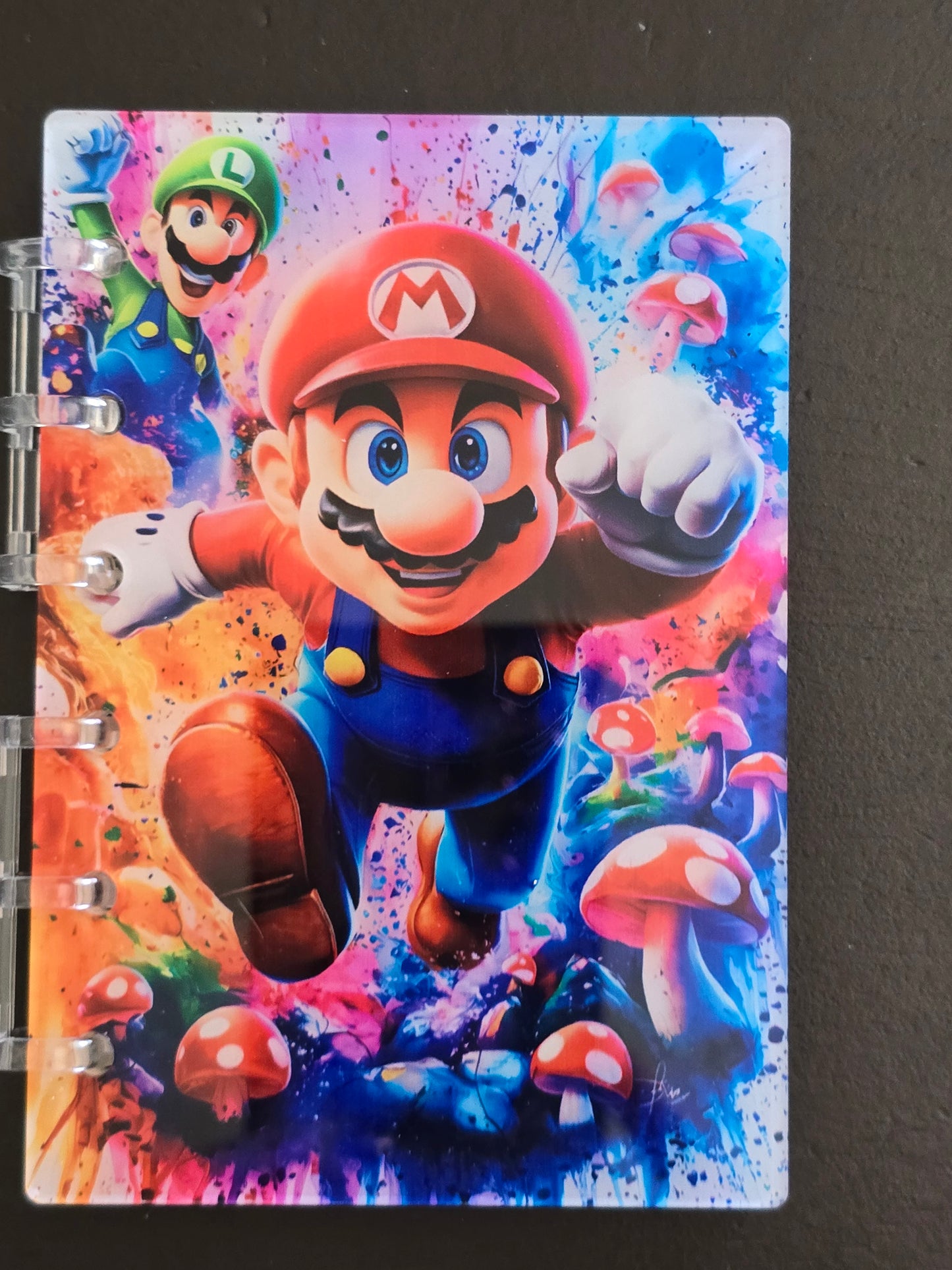 Notebook 4x6 with acrylic front and back cover
