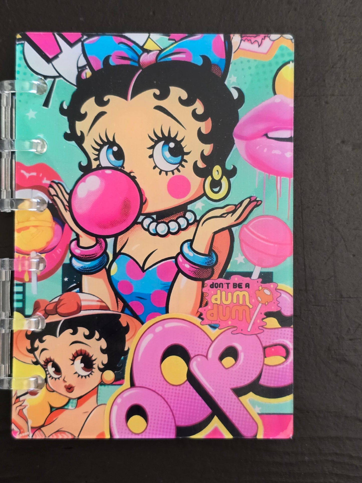 Notebook 4x6 with acrylic front and back cover