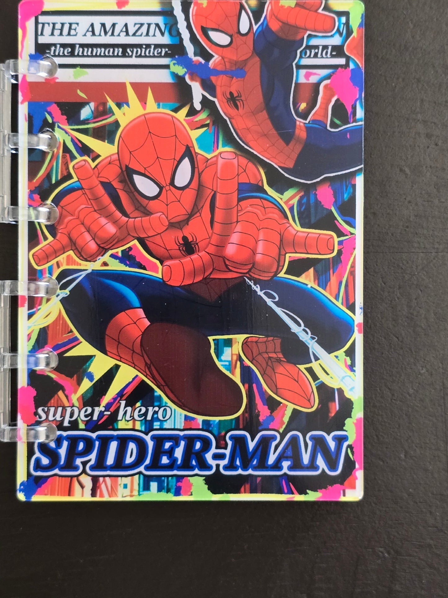 Notebook 4x6 with acrylic front and back cover