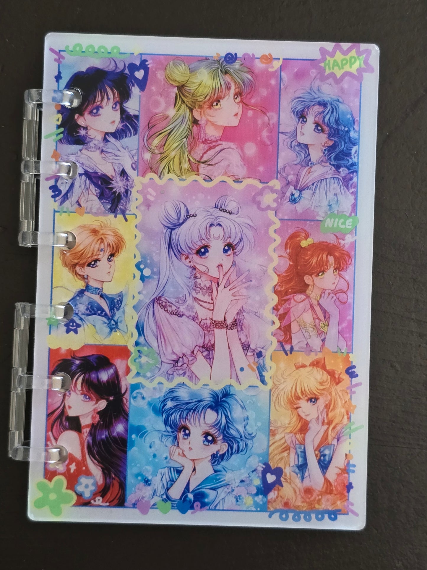 Notebook 4x6 with acrylic front and back cover