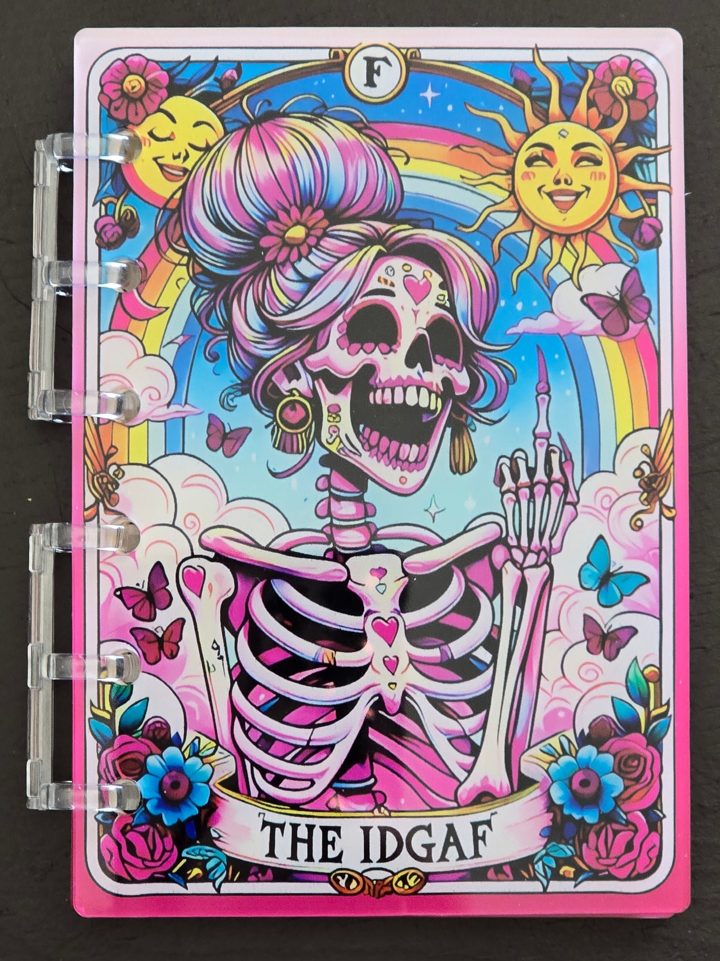Notebook 4x6 with acrylic front and back cover