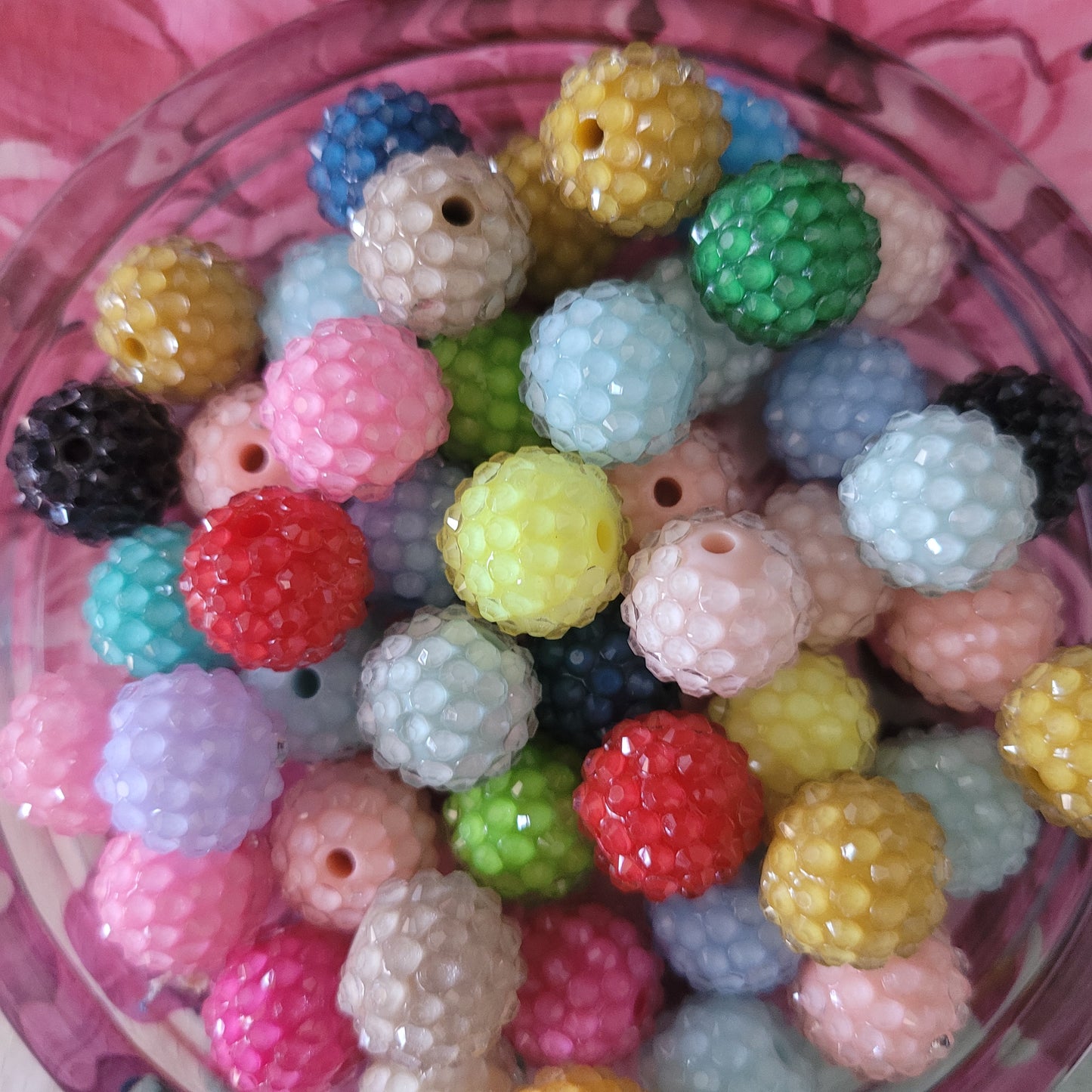 16mm jelly beads- 20pcs