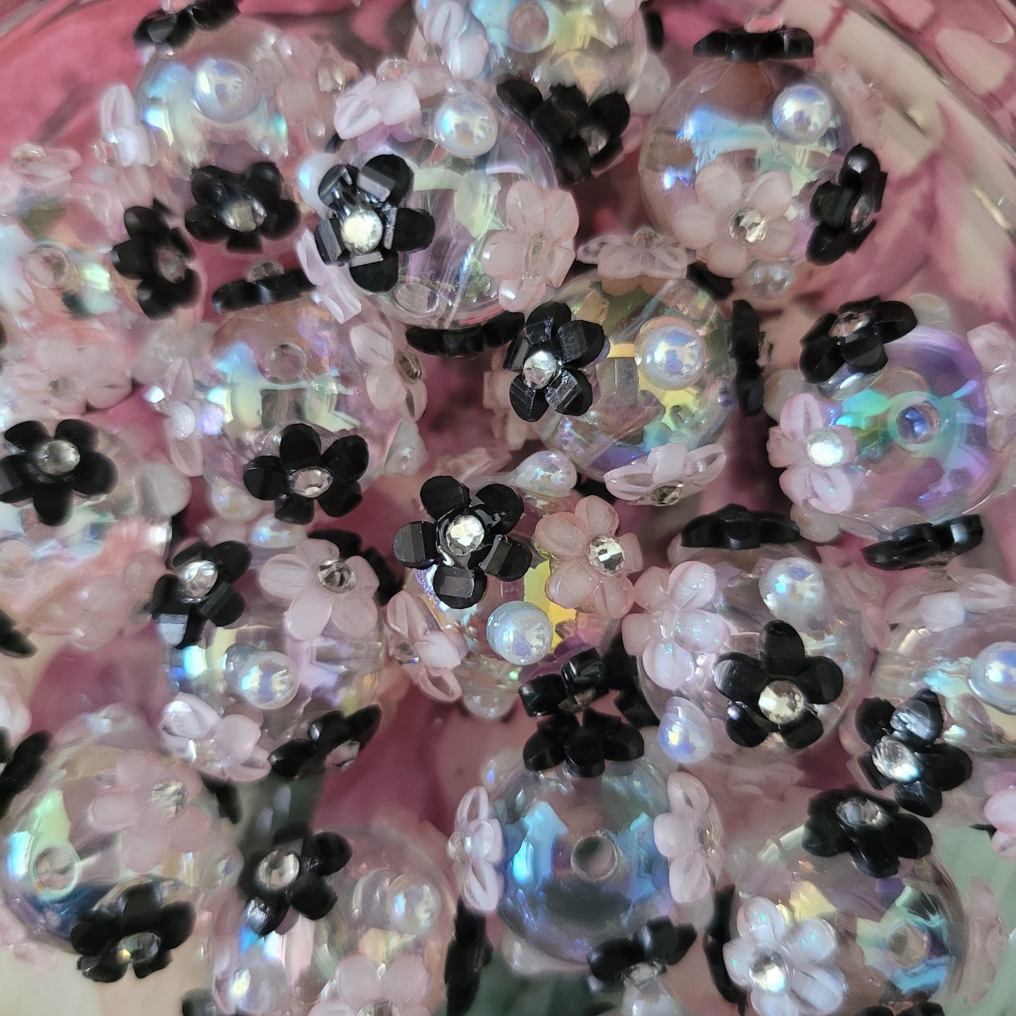 16mm clear acrylic beads