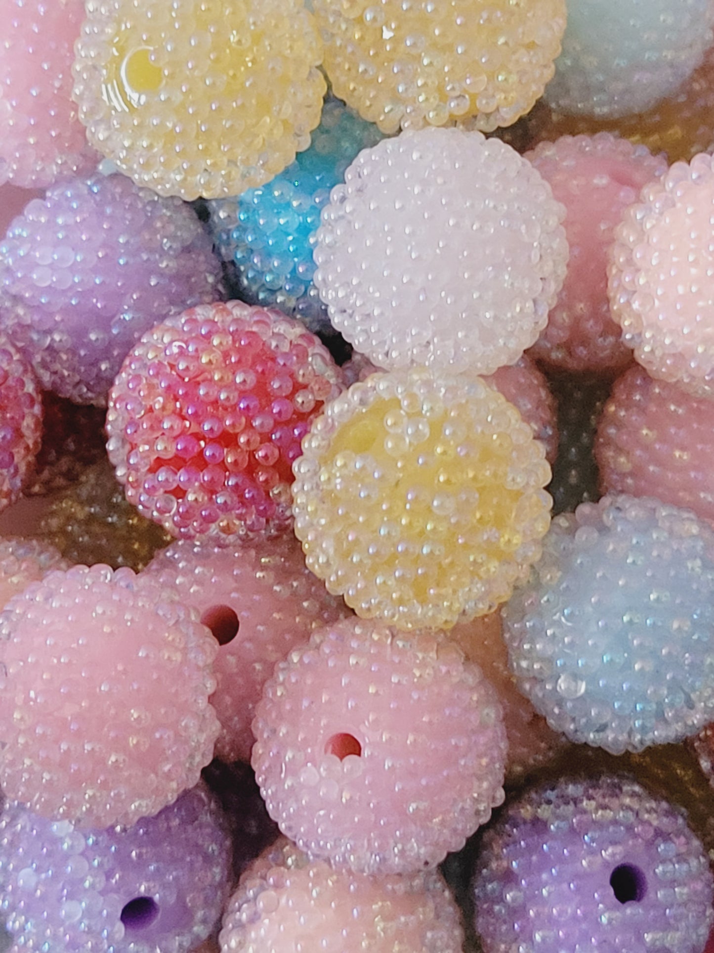16mm bubble beads