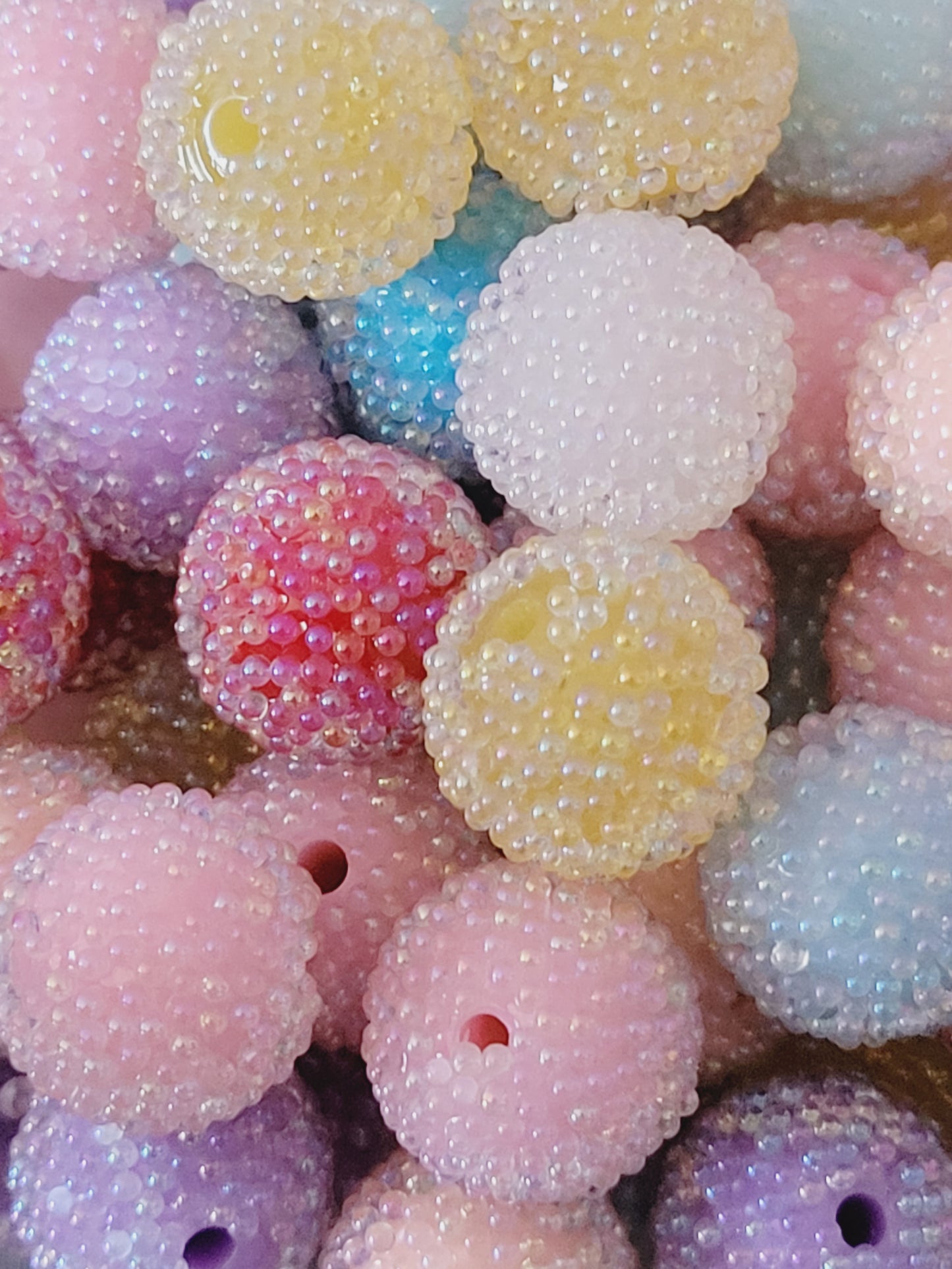 16mm bubble beads