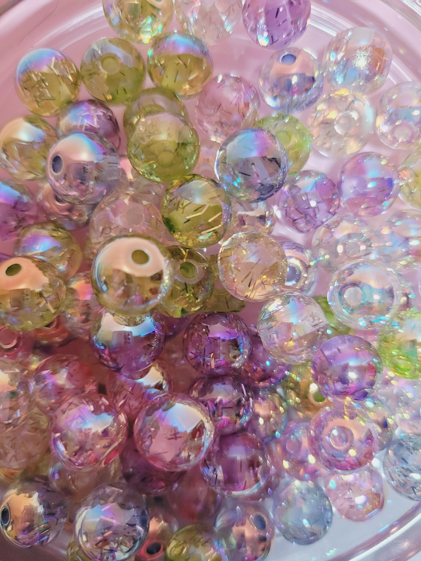 Acrylic beads- 12mm 50pcs