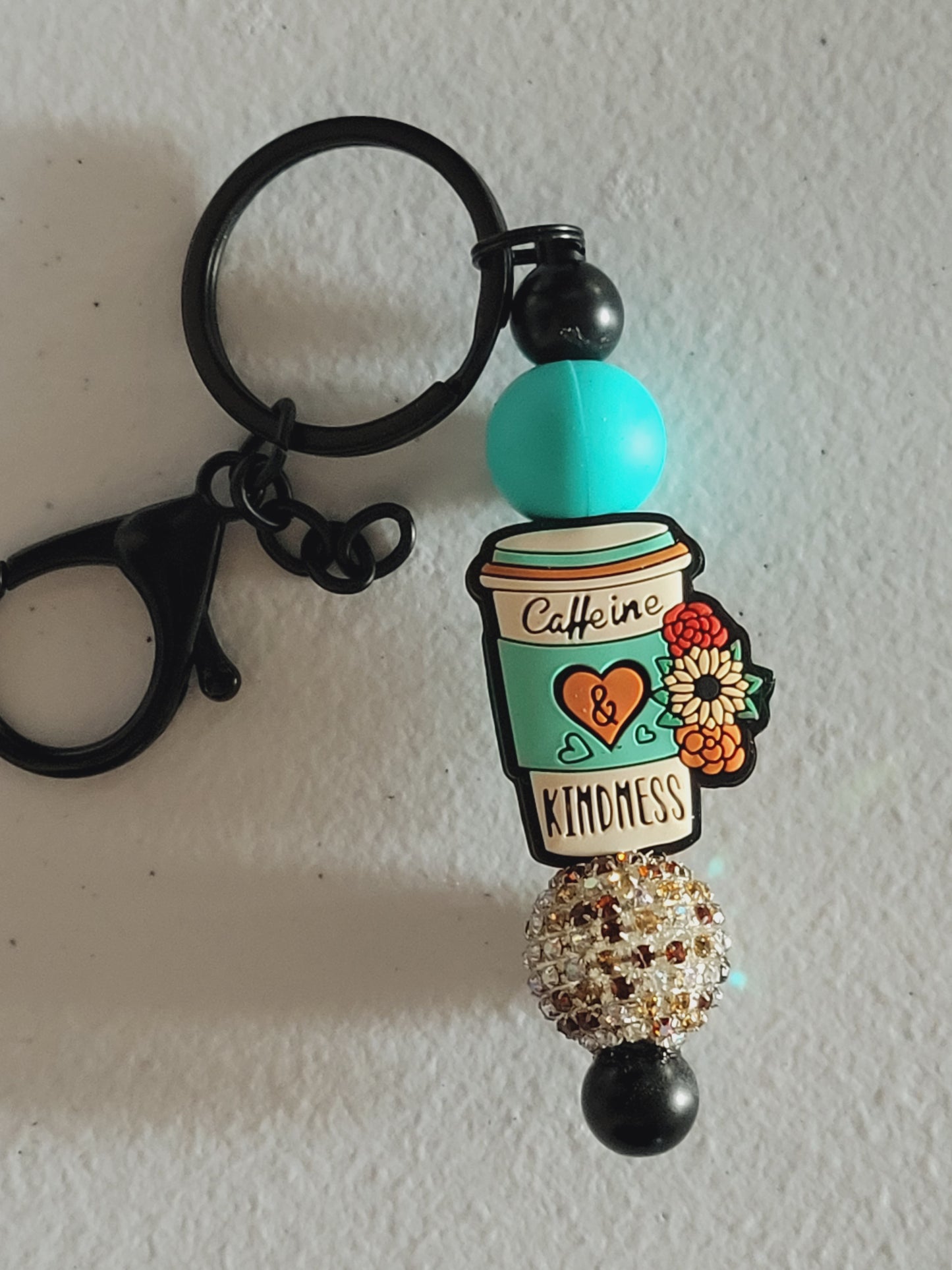 Keychain- bag clip- coffee