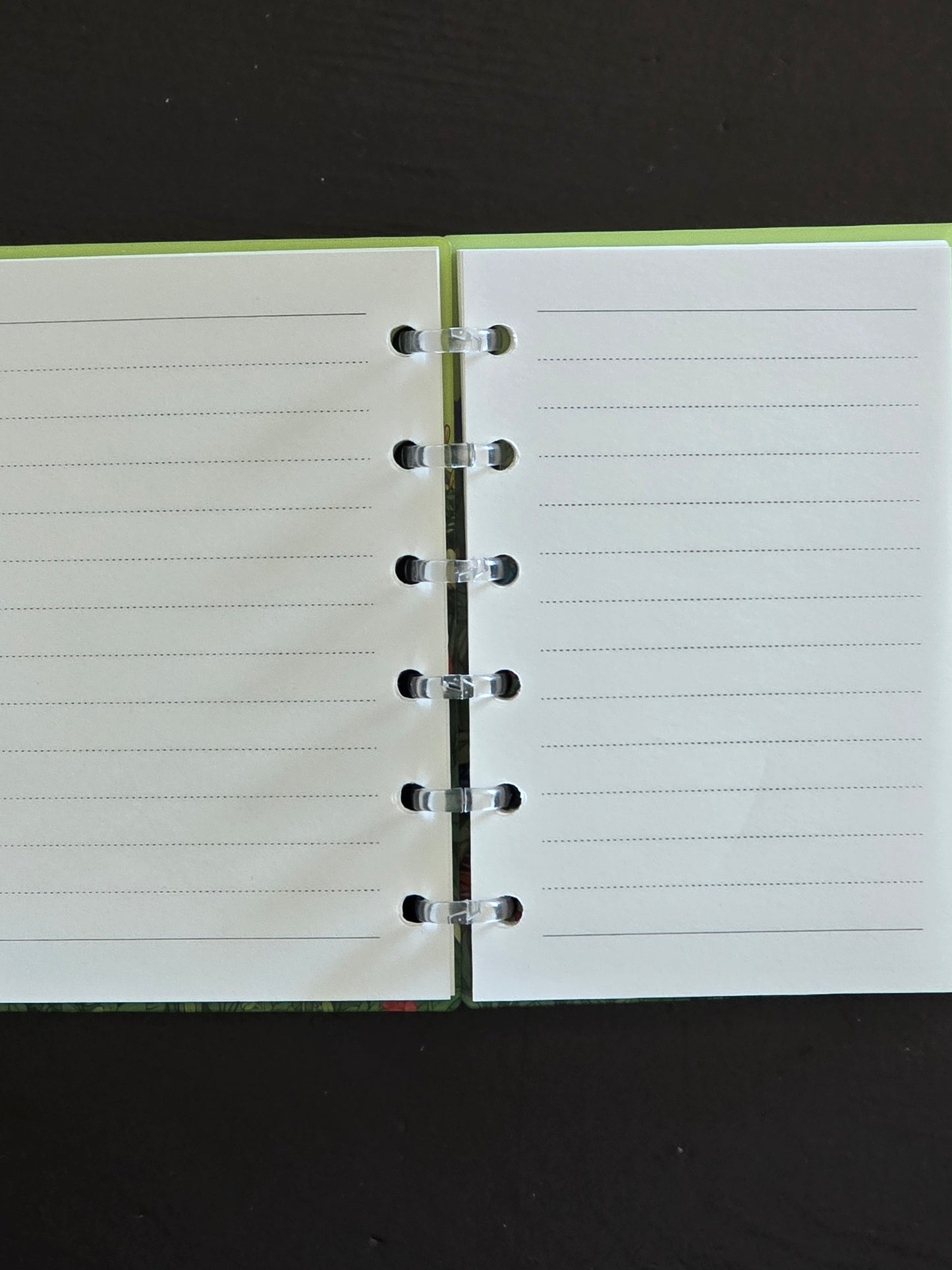 Notebook 4x6 with acrylic front and back cover