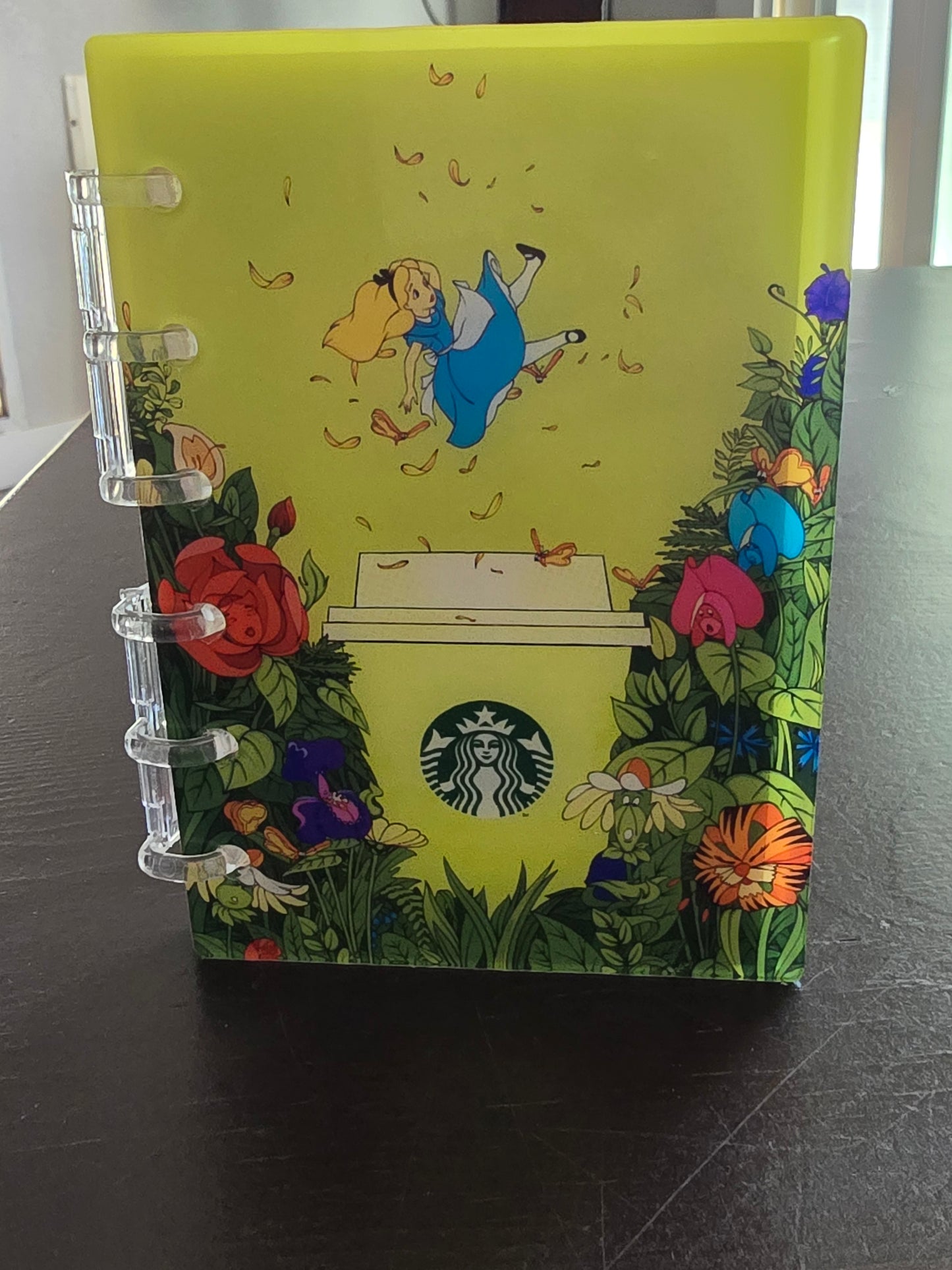 Notebook 4x6 with acrylic front and back cover