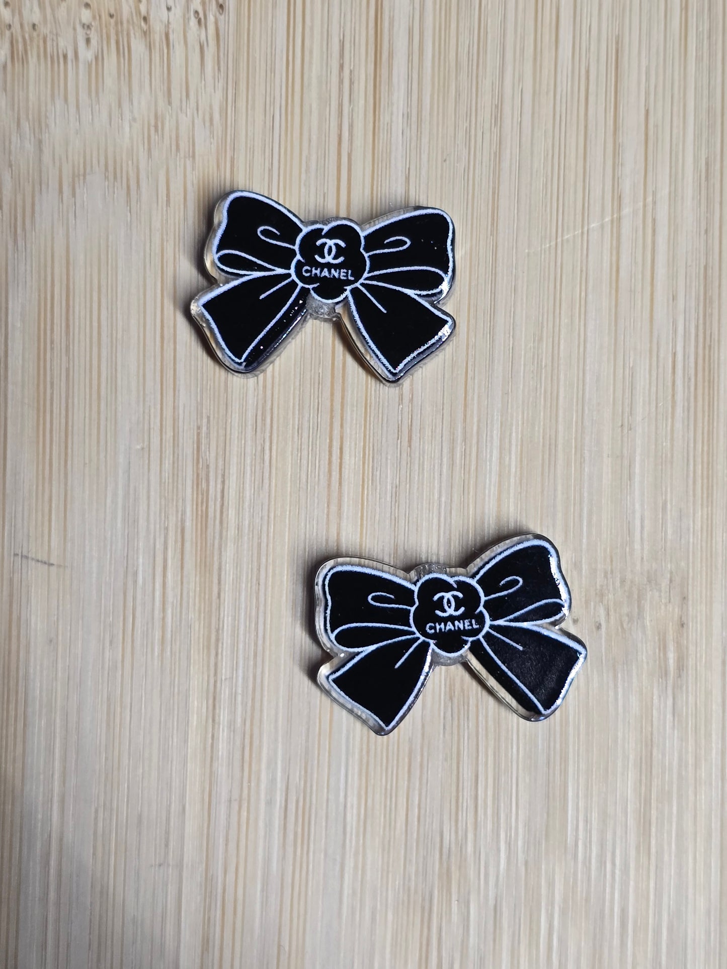 Acrylic focal beads designer bow