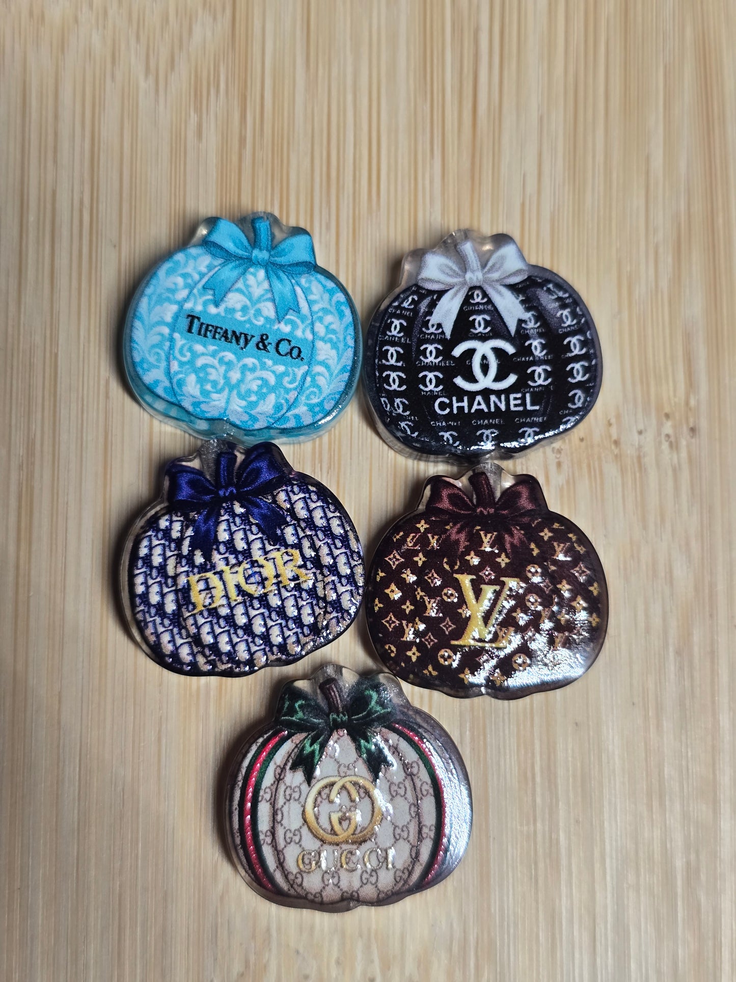 Acrylic focal beads designer inspired mix