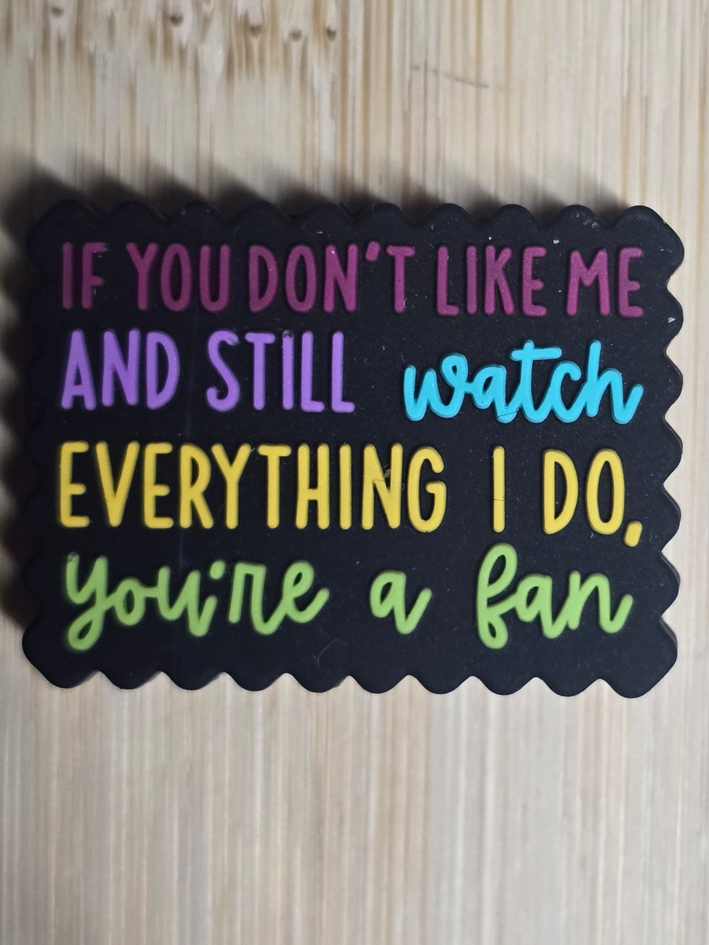Focal silicone beads sarcastic humor