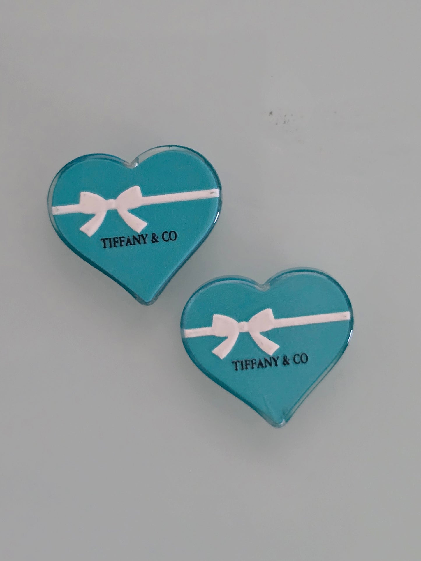 Acrylic focal beads designer heart