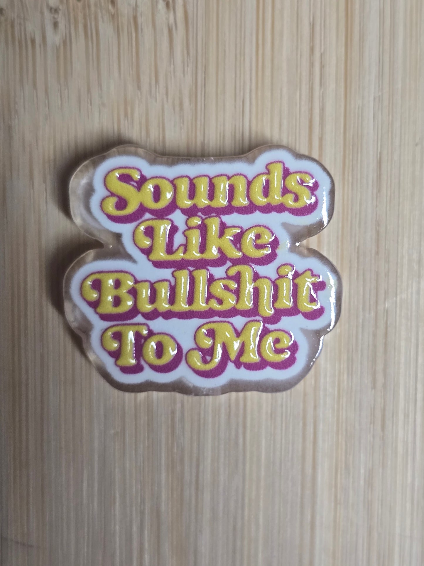 Acrylic focal beads adult language sounds like