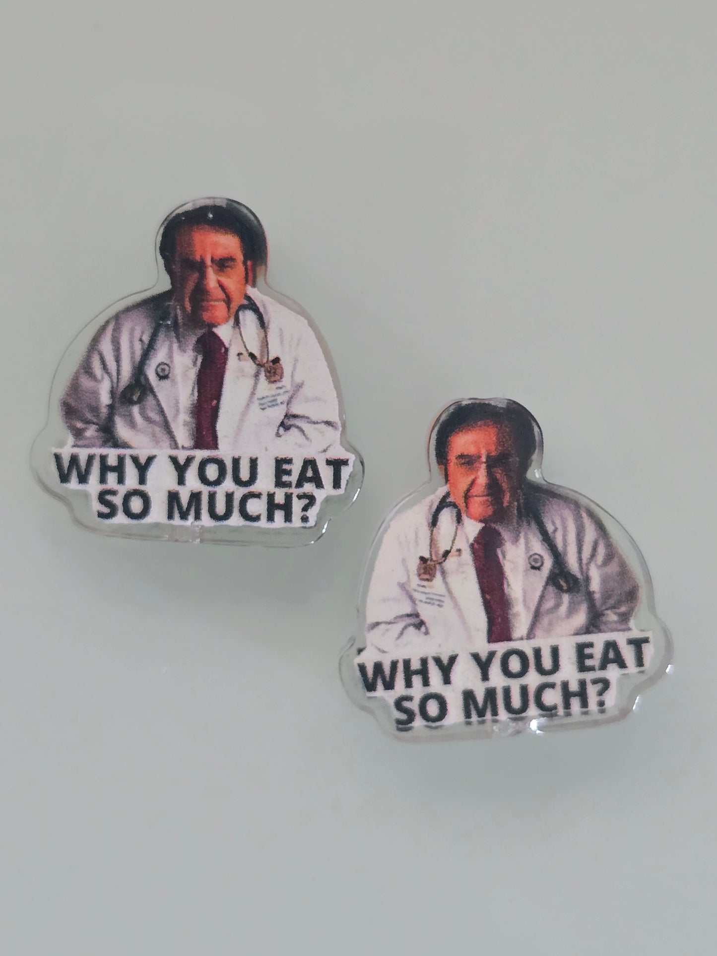 Acrylic focal beads- sarcastic humor
