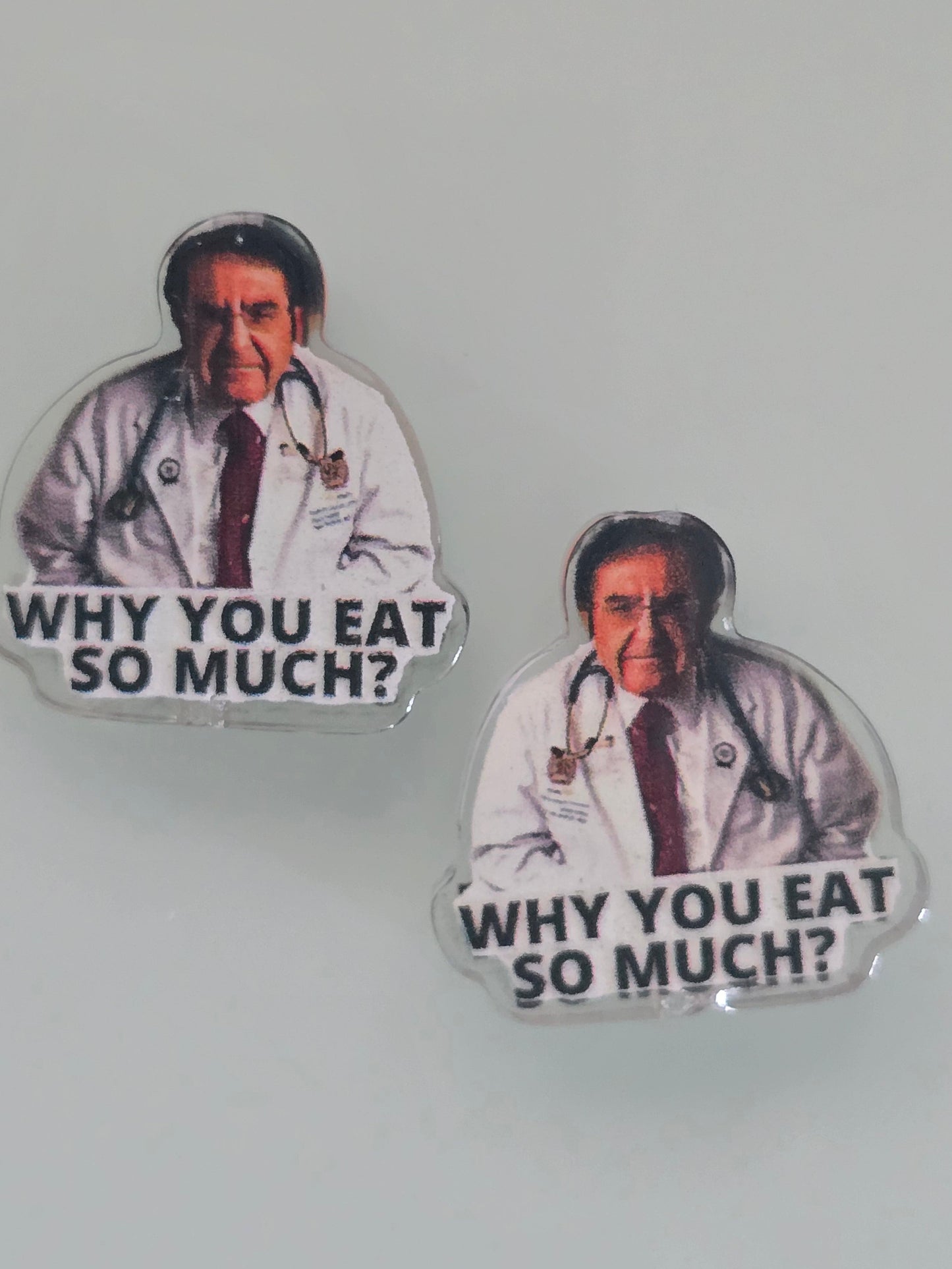 Acrylic focal beads- sarcastic humor