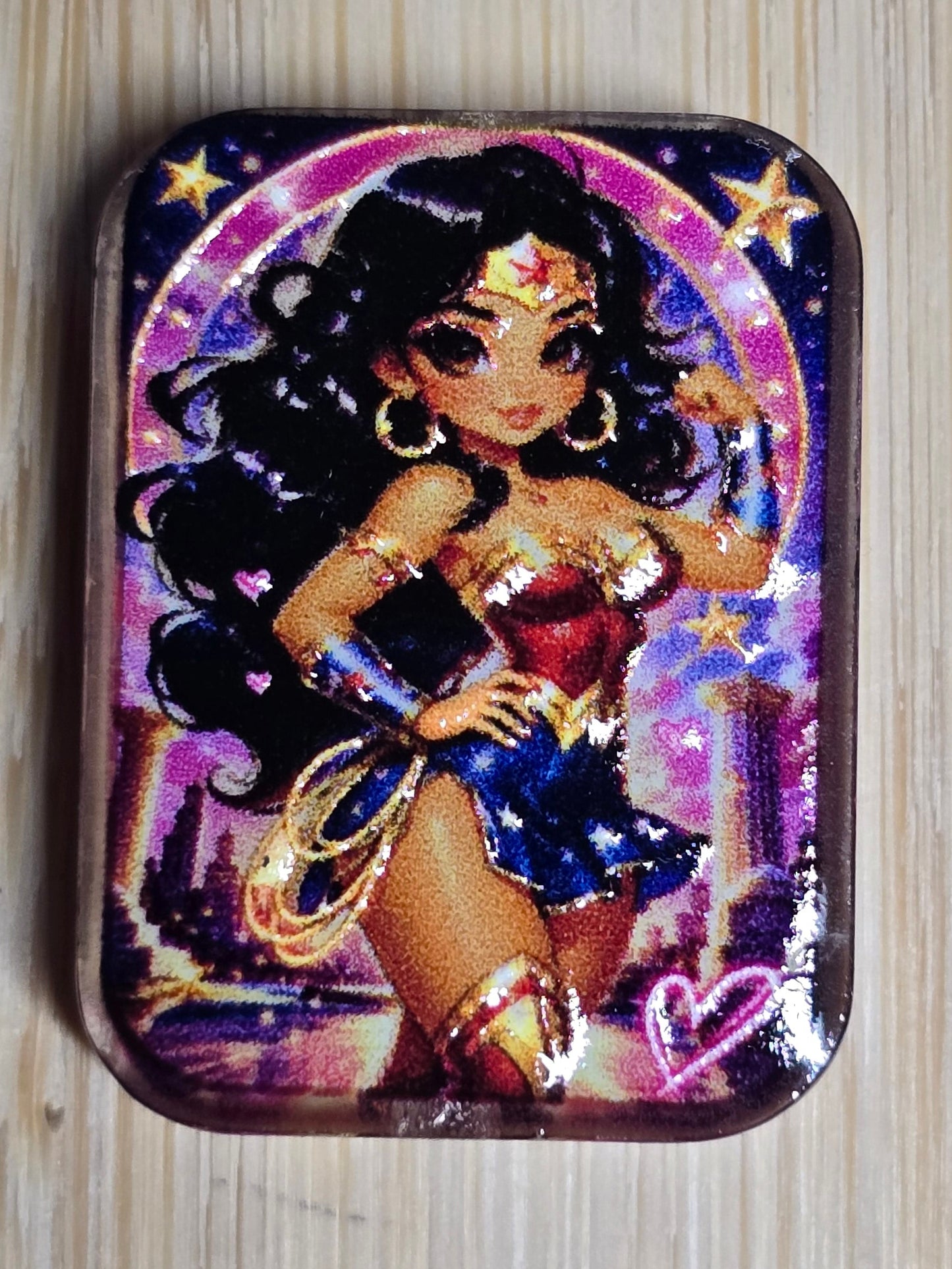 Acrylic focal beads amazonian princess