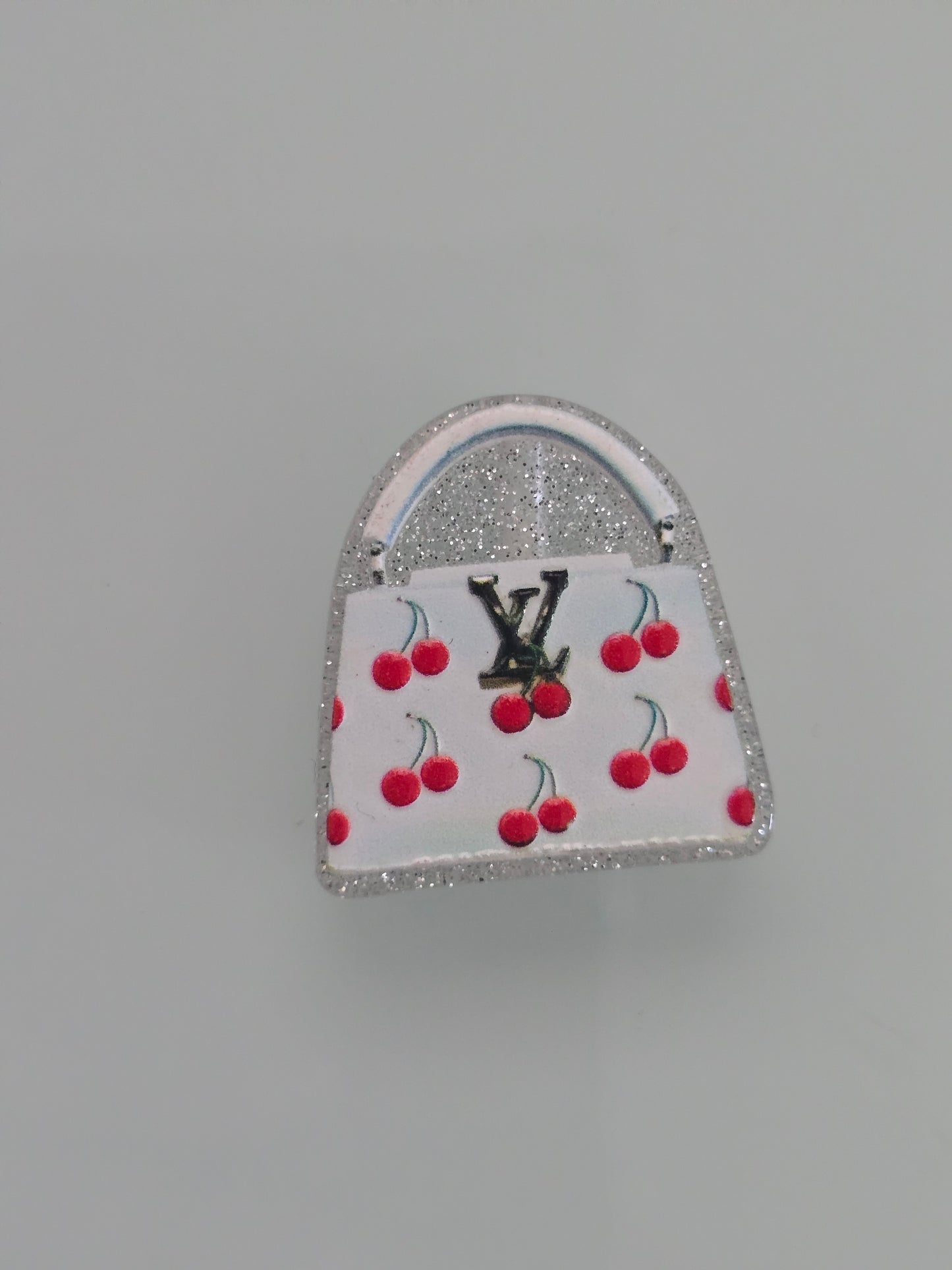 Acrylic focal beads designer purse