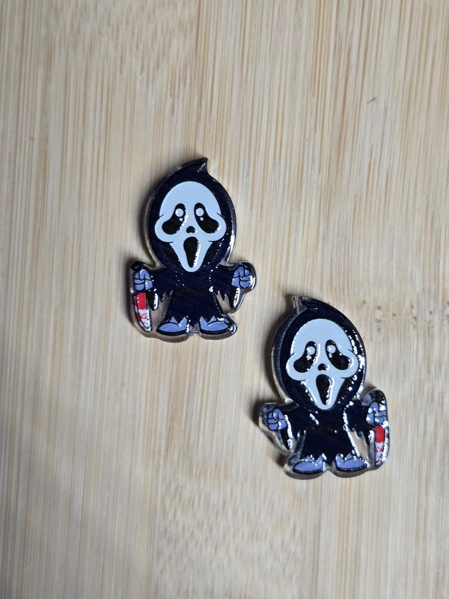 Focal- acrylic focal beads horror character
