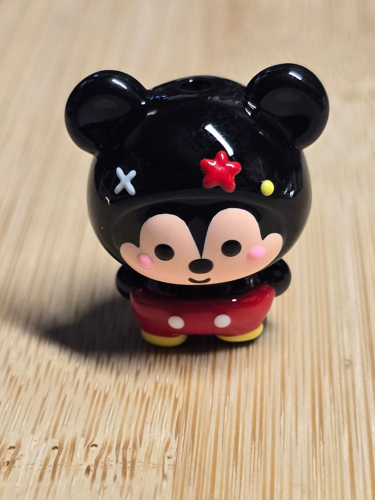 Acrylic character beads/micro toppers