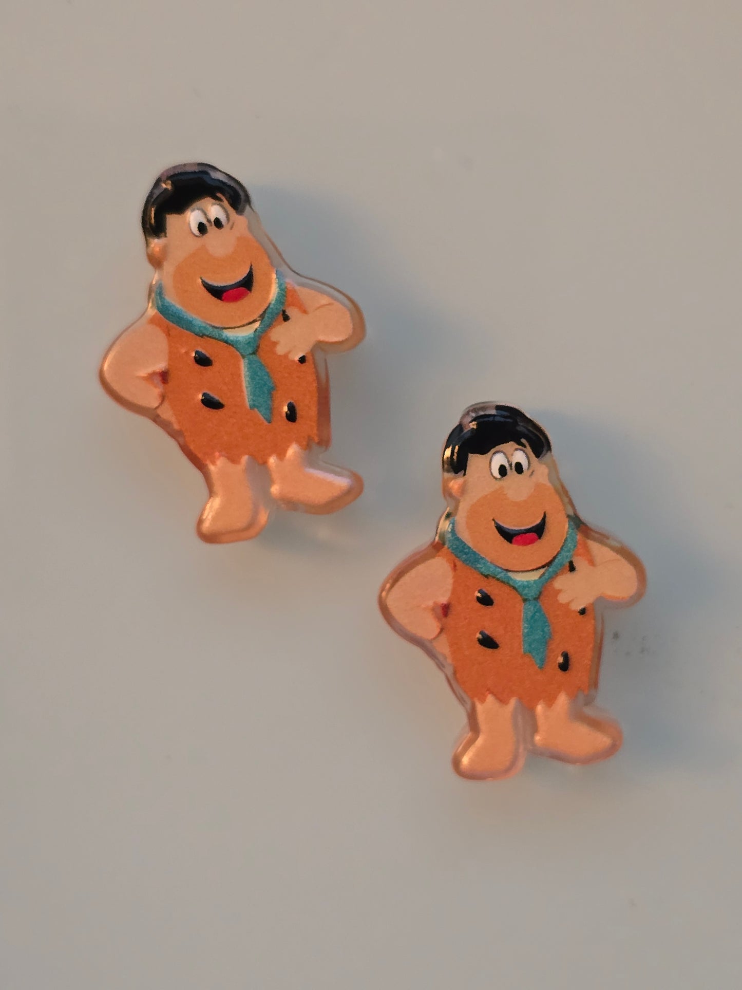 Acrylic focal beads 70's cartoon