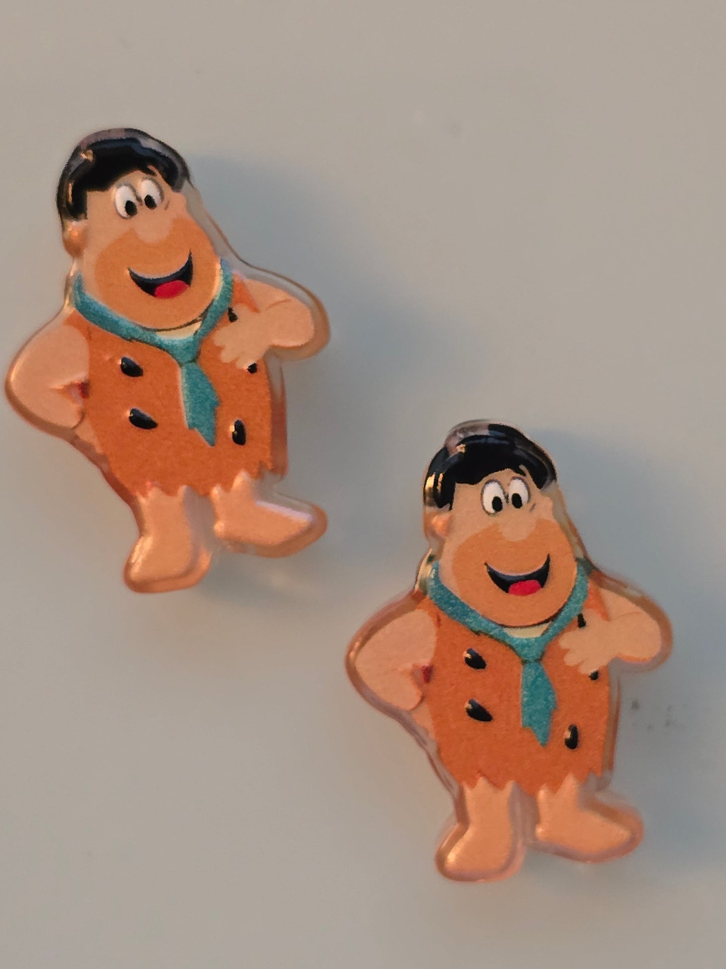 Acrylic focal beads 70's cartoon