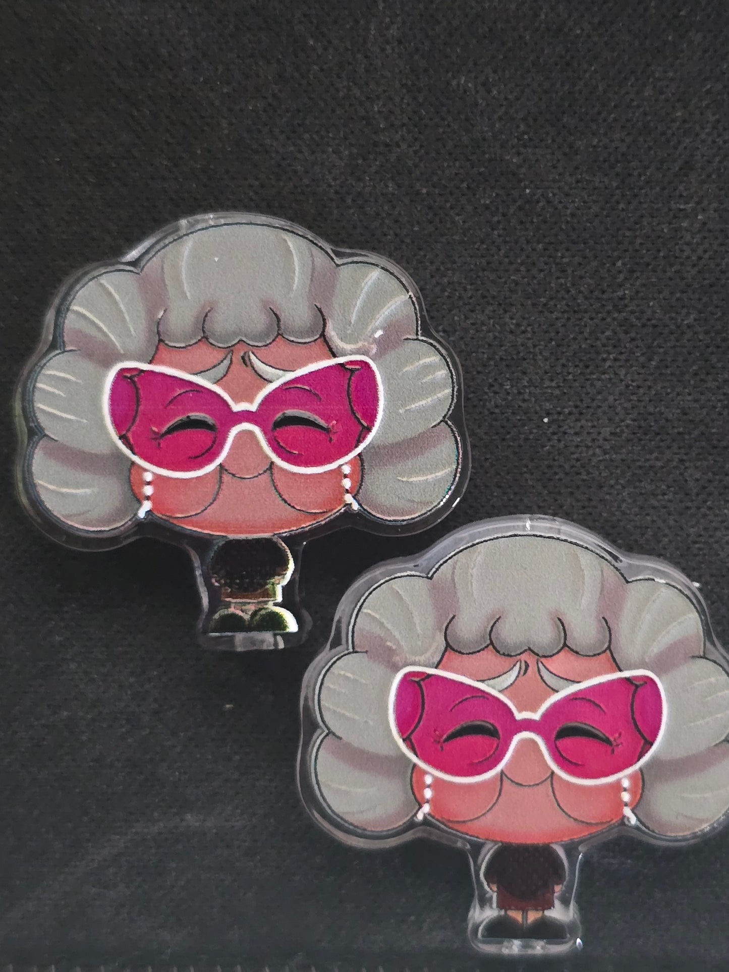 Acrylic focal beads pixar movie character