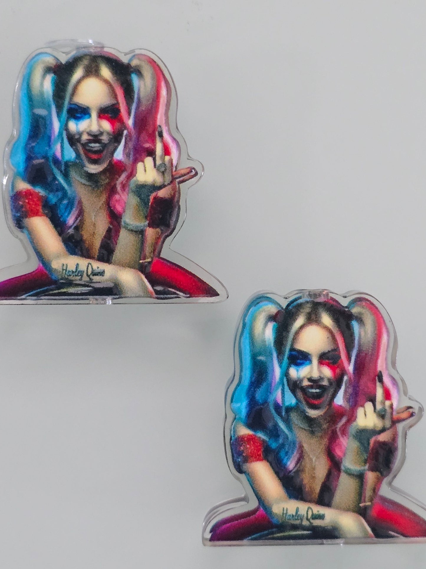 Acrylic focal beads adult humor 5pcs