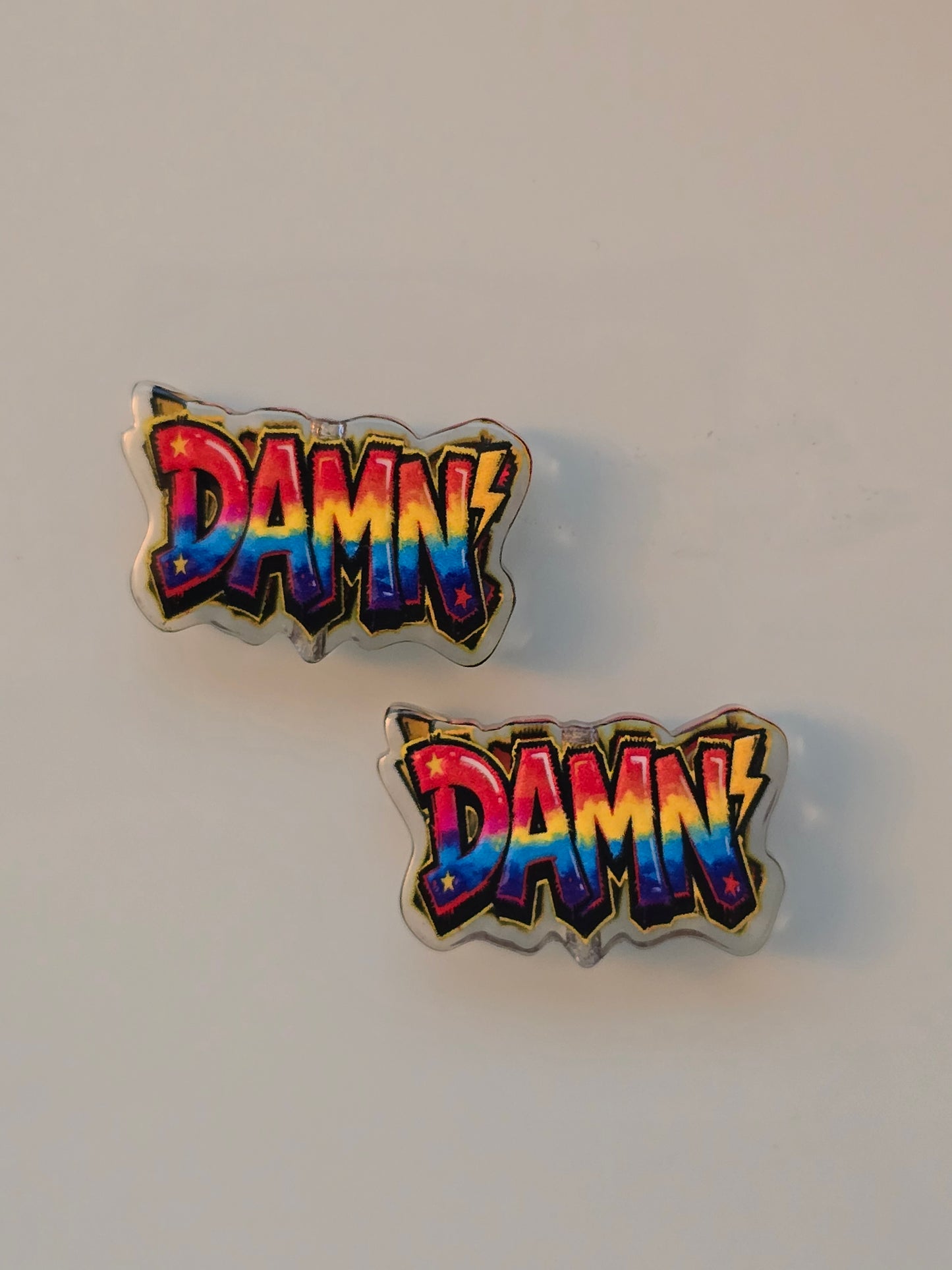 Acrylic focal beads adult language