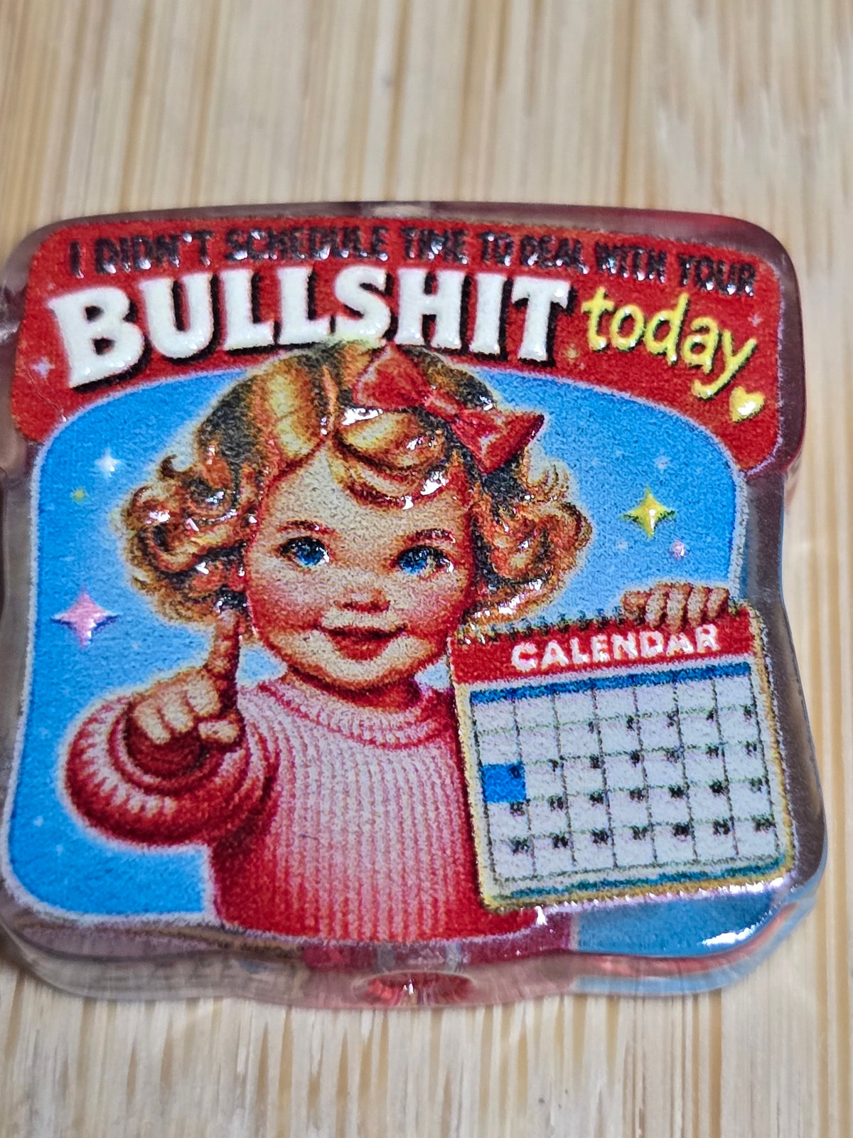 Acrylic focal beads adult humor- BS