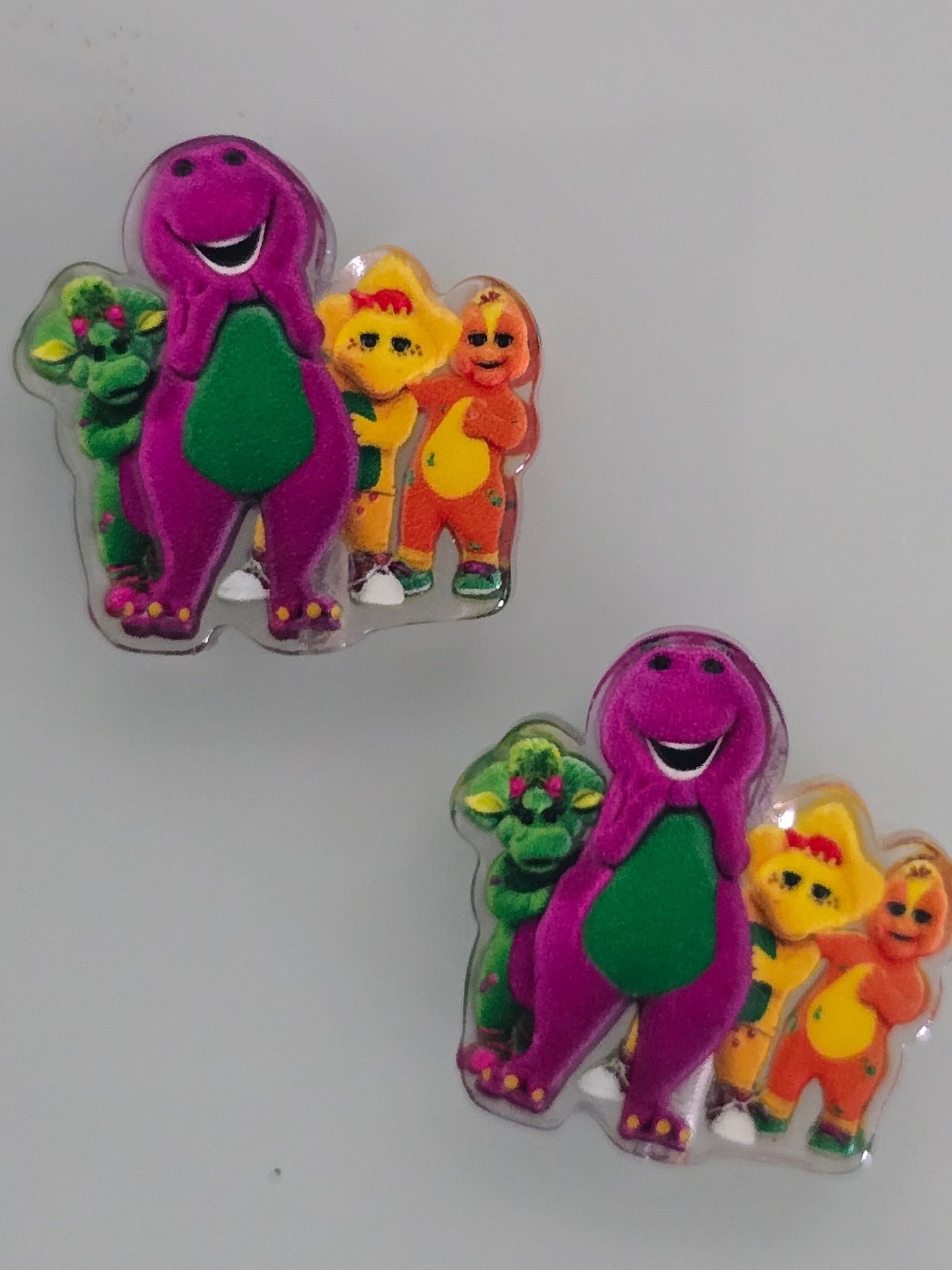 Acrylic focal beads 90's characters