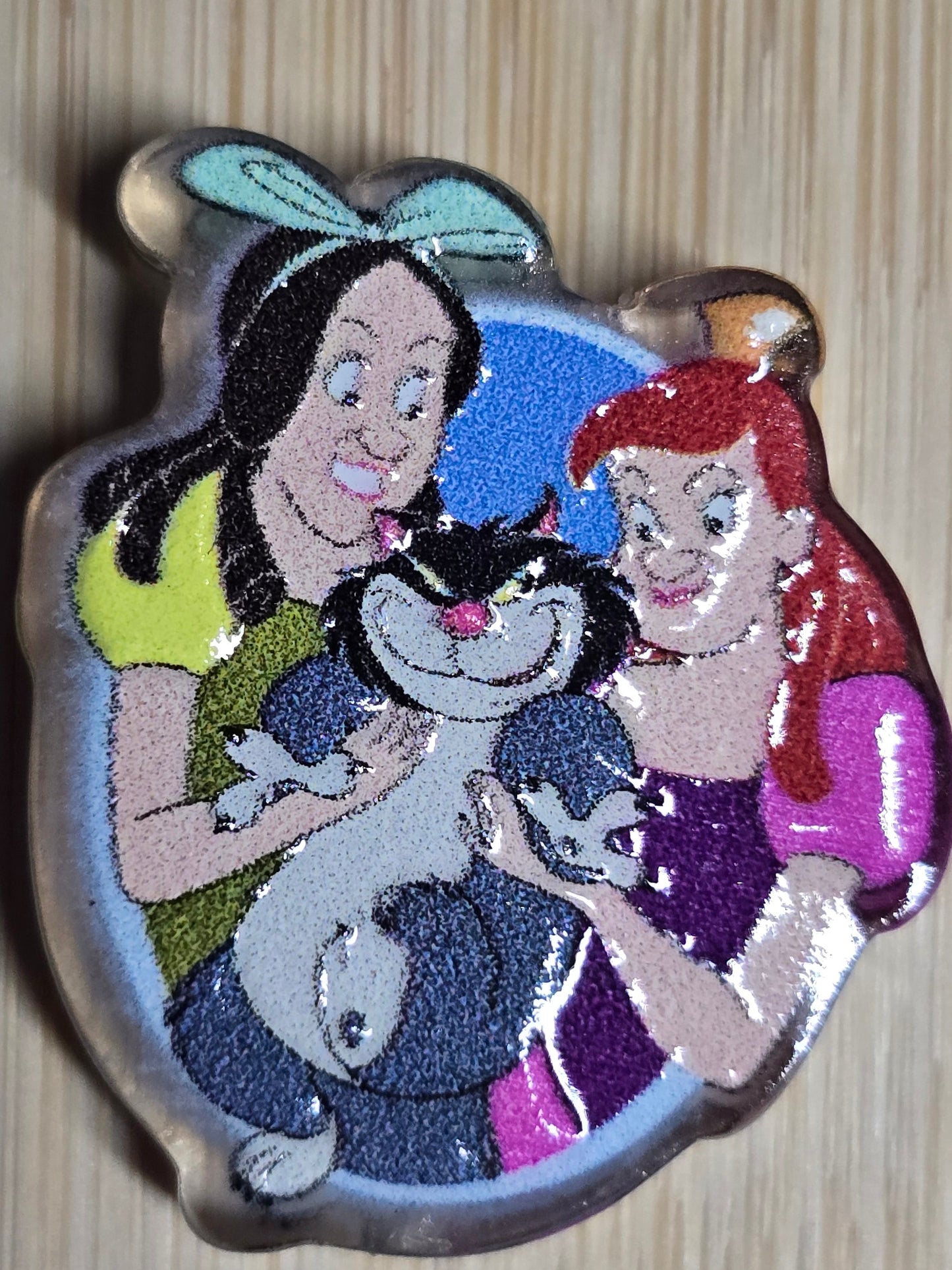 Acrylic focal beads DS characters