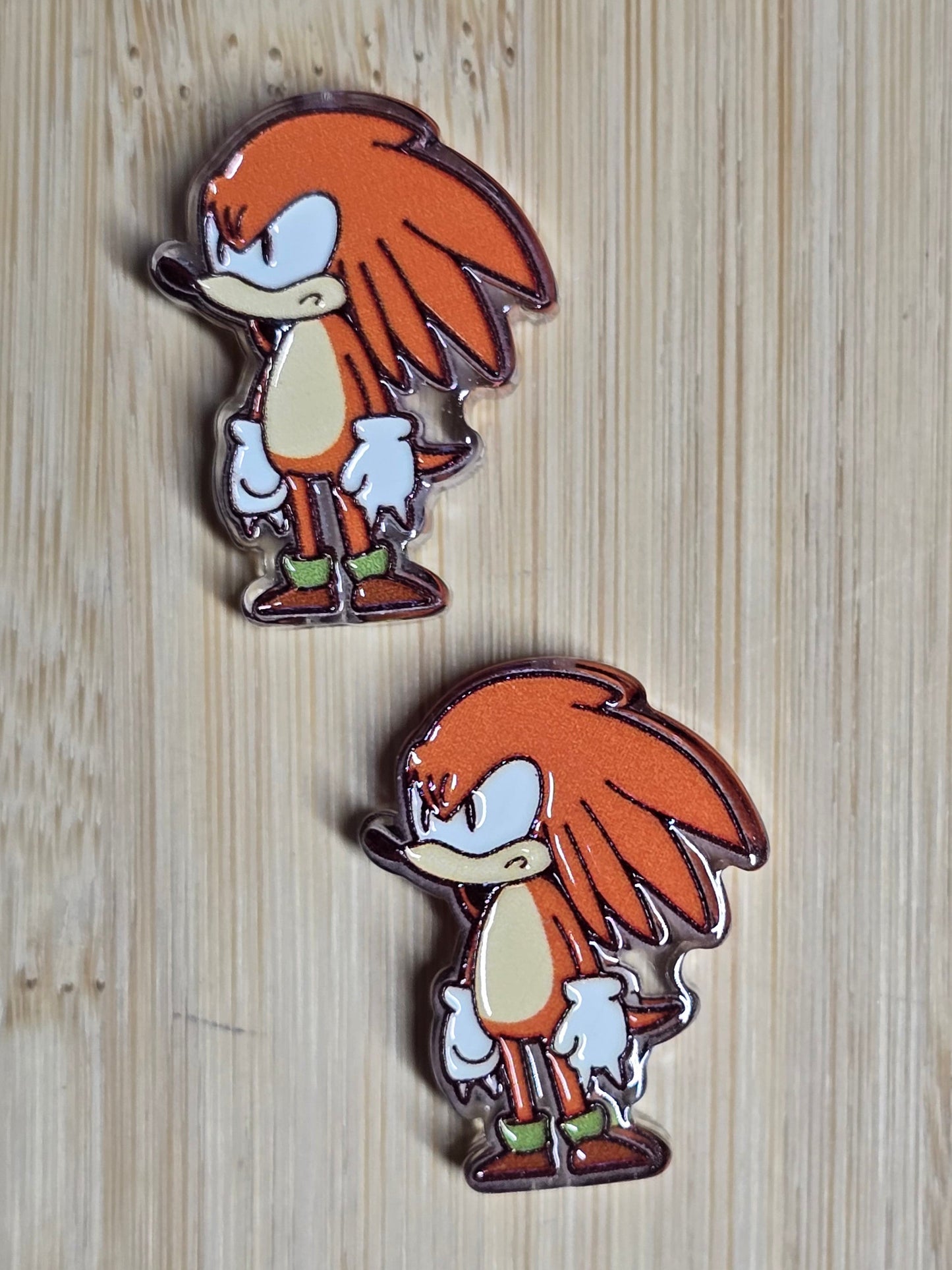 Acrylic focal beads- gamer character
