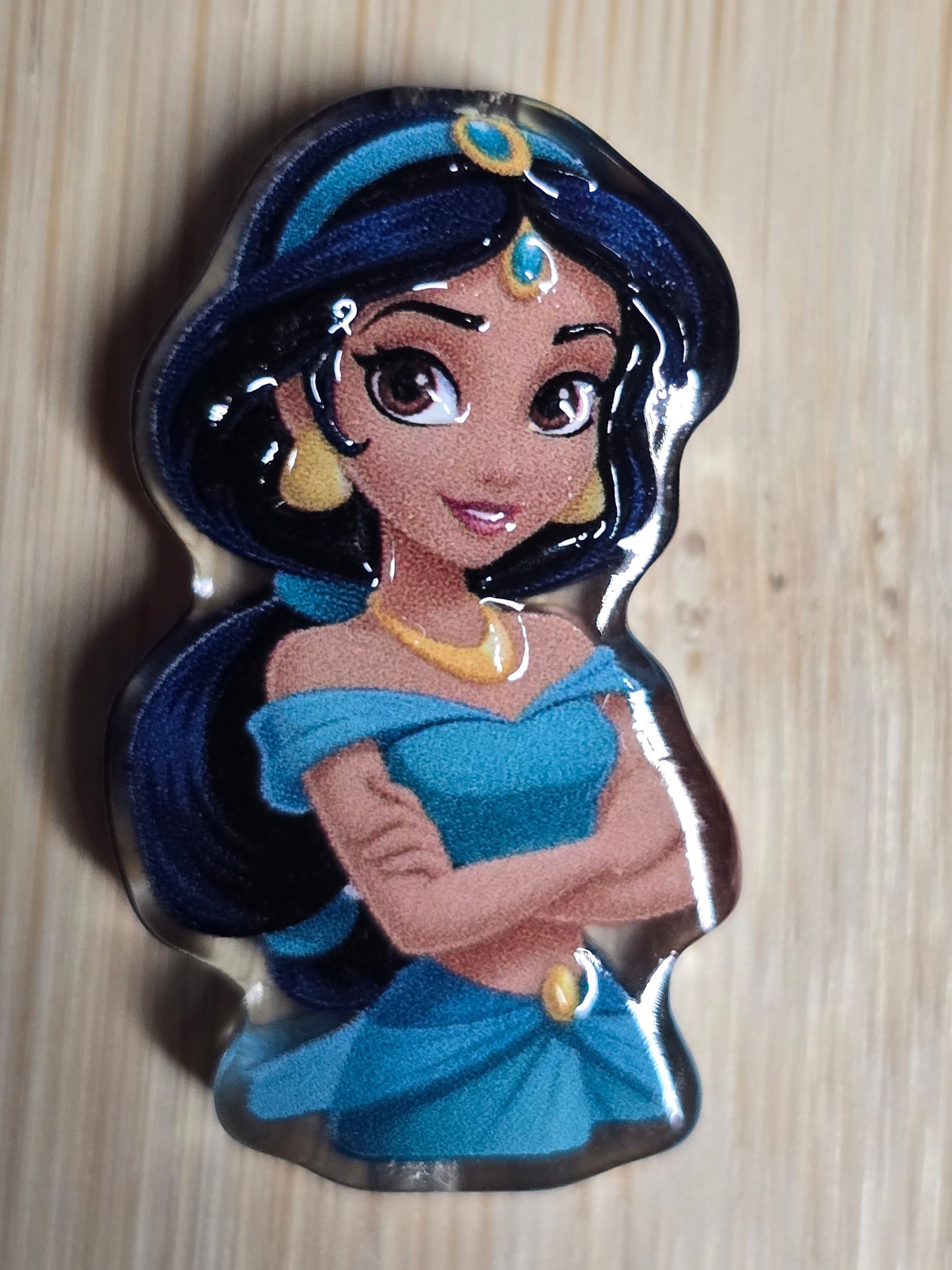 Acrylic focal beads DS princess from Agrabah