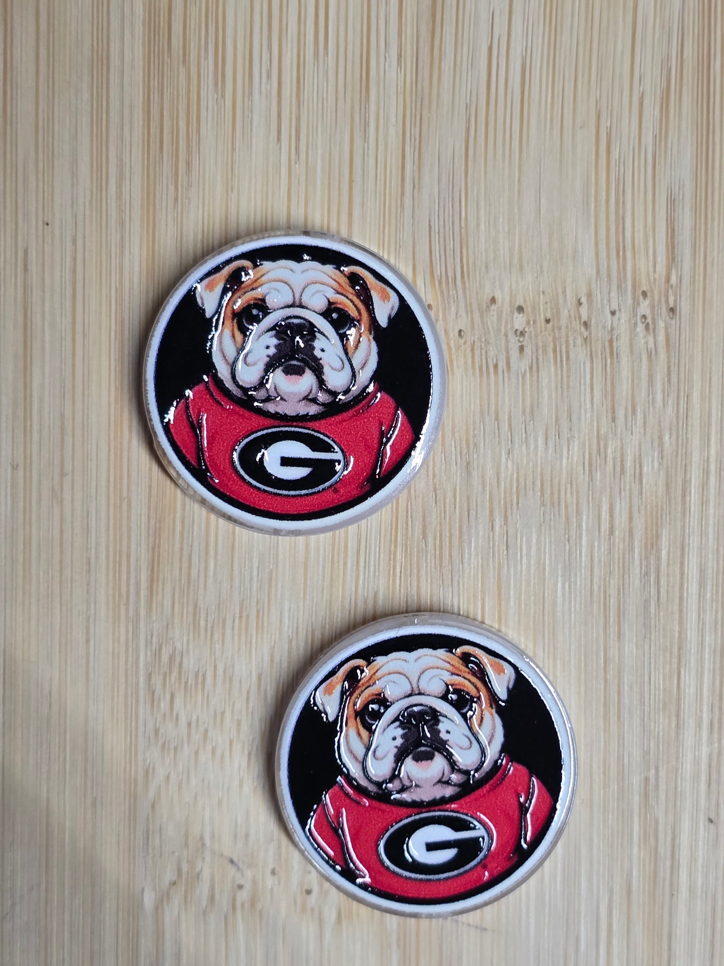 Focal- acrylic focal beads- college team