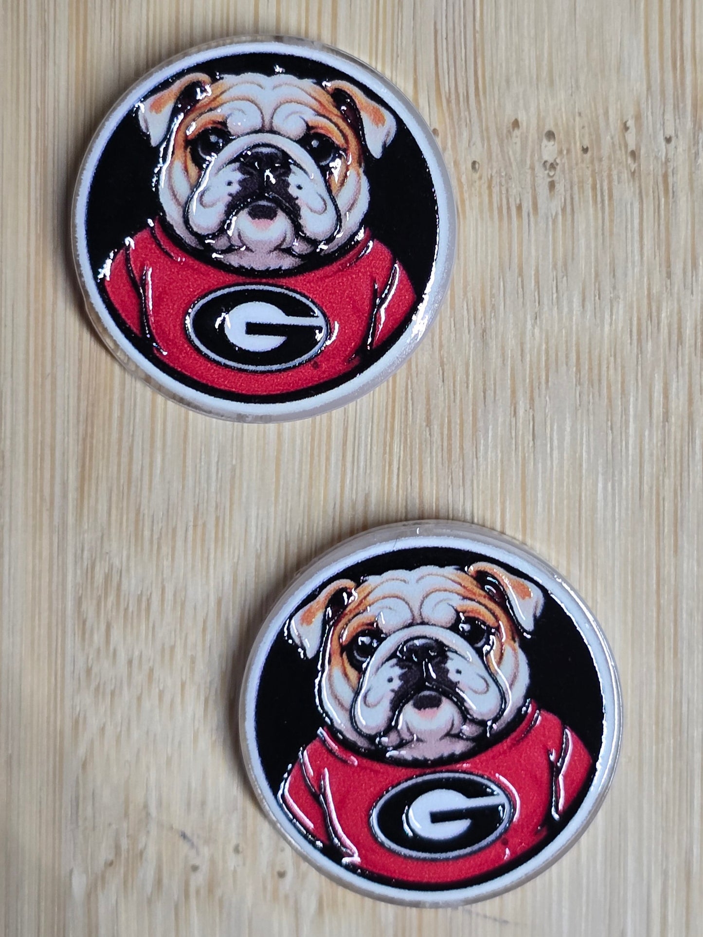 Focal- acrylic focal beads- college team