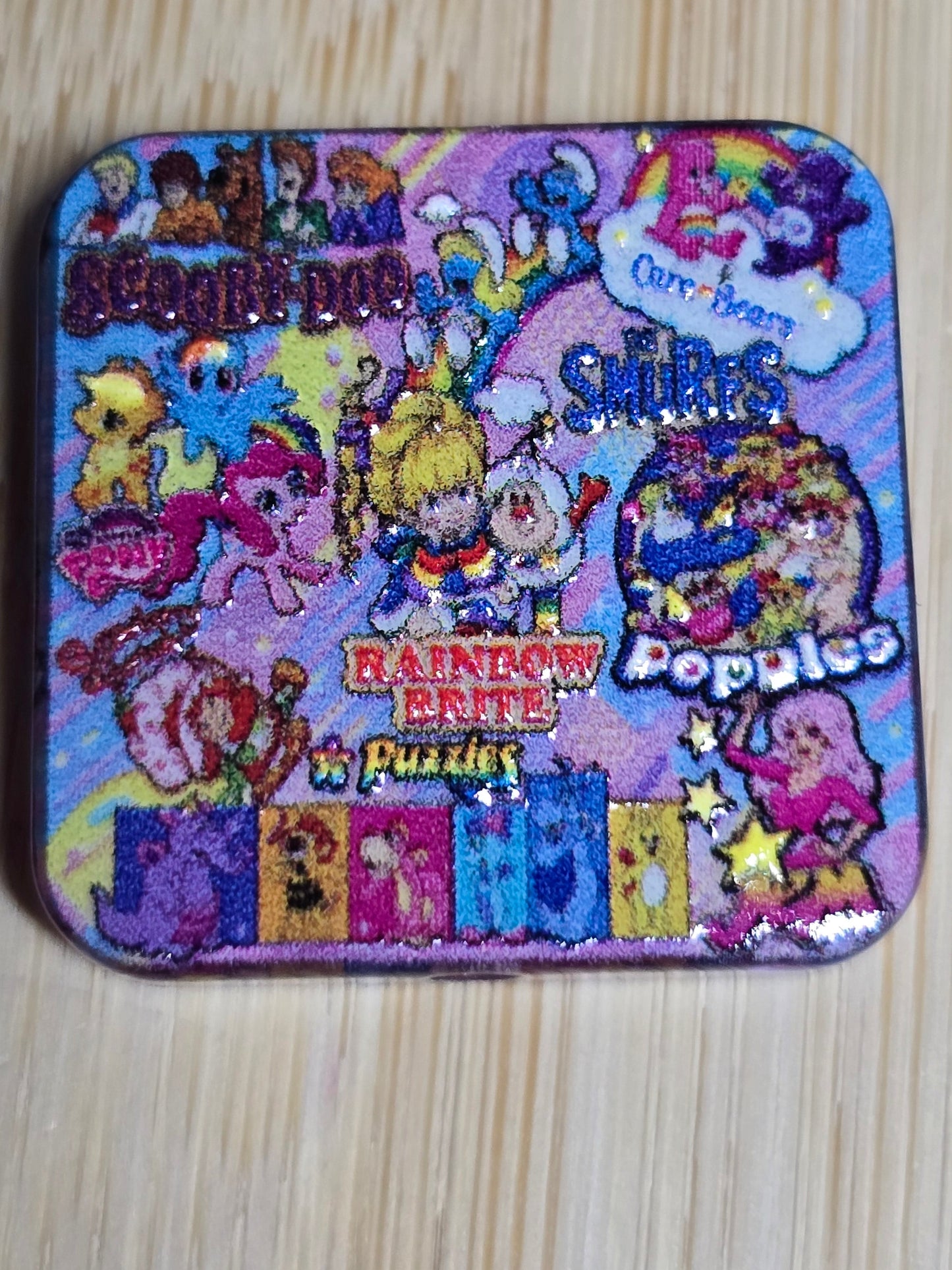 Acrylic focal beads 80's various cartoon characters