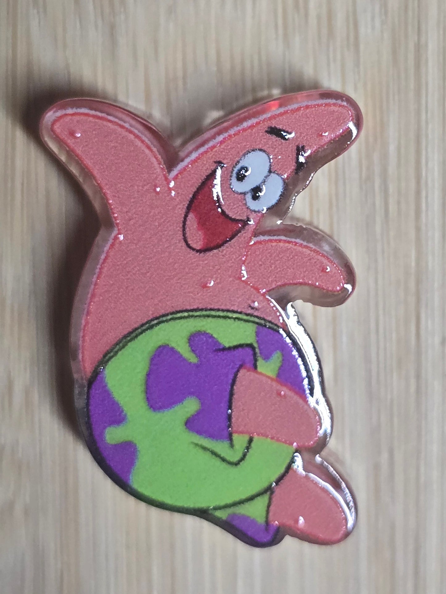 Acrylic focal beads SB character