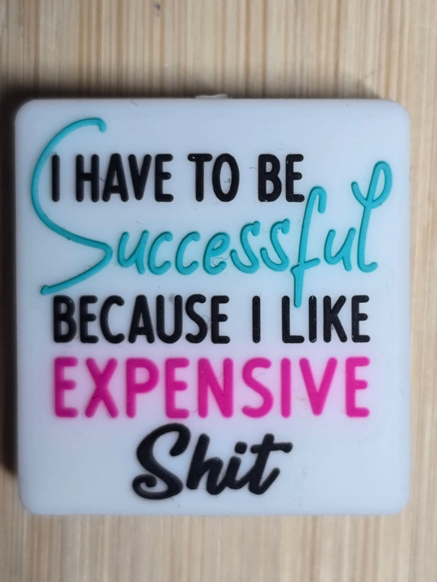 Focal silicone beads sarcastic humor