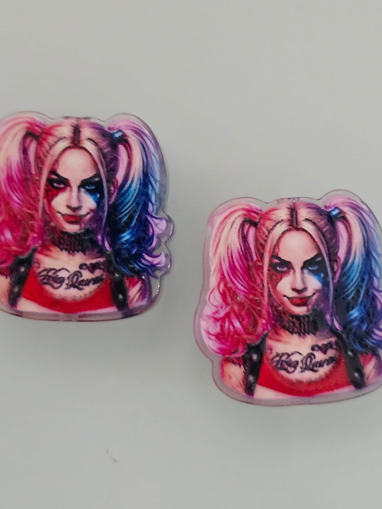 Acrylic focal beads villian girlfriend