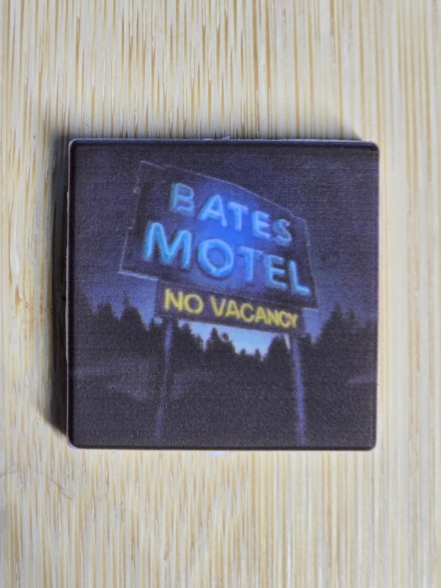 Silicone printed focal horror movie bates