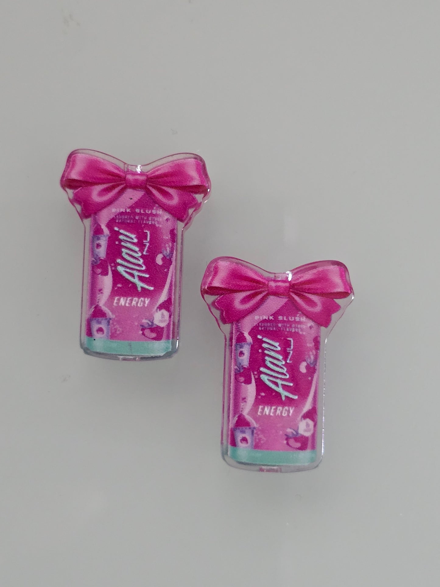 Acrylic focal beads energy drink