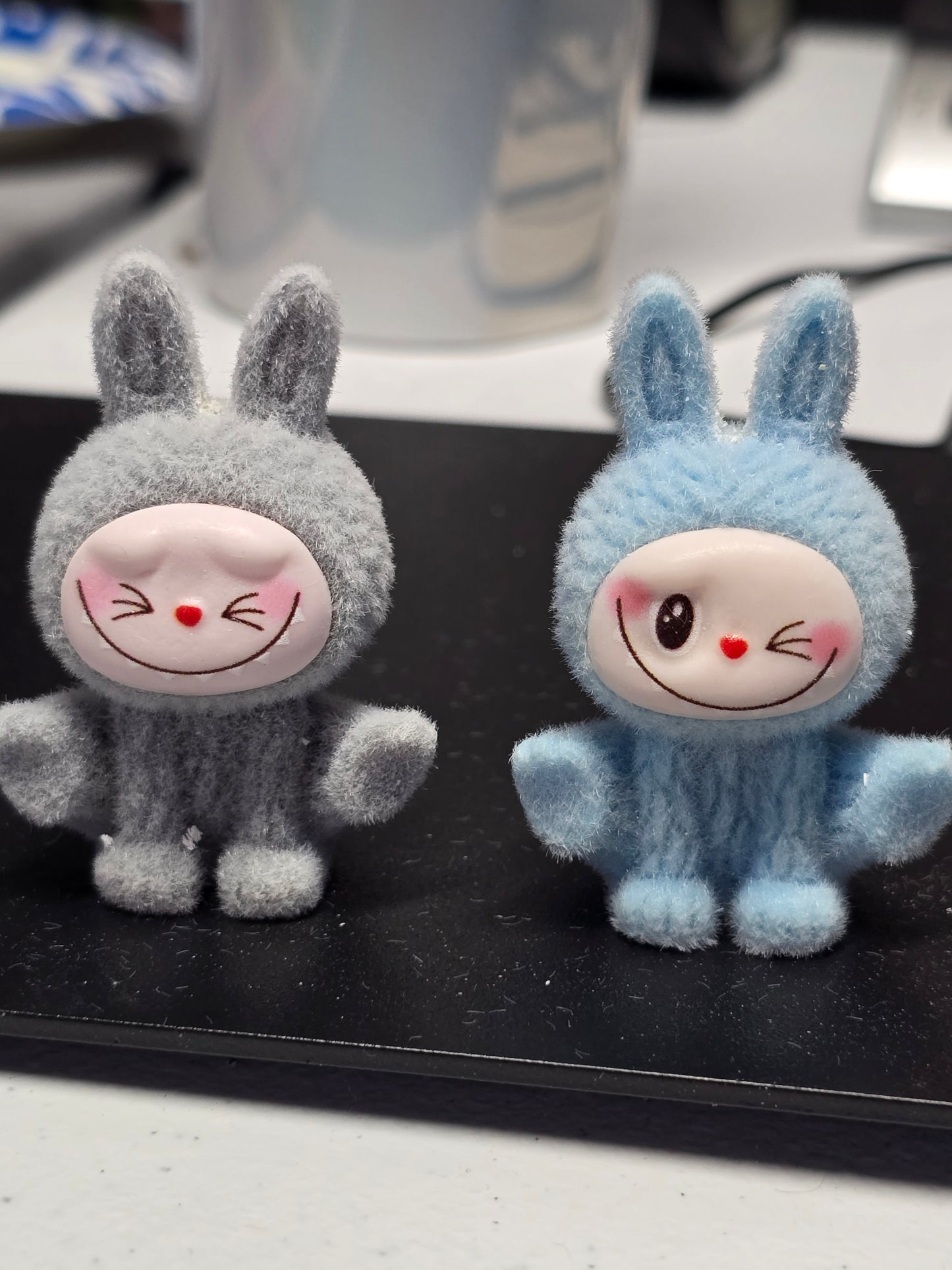 Acrylic flocked- Labubu toppers