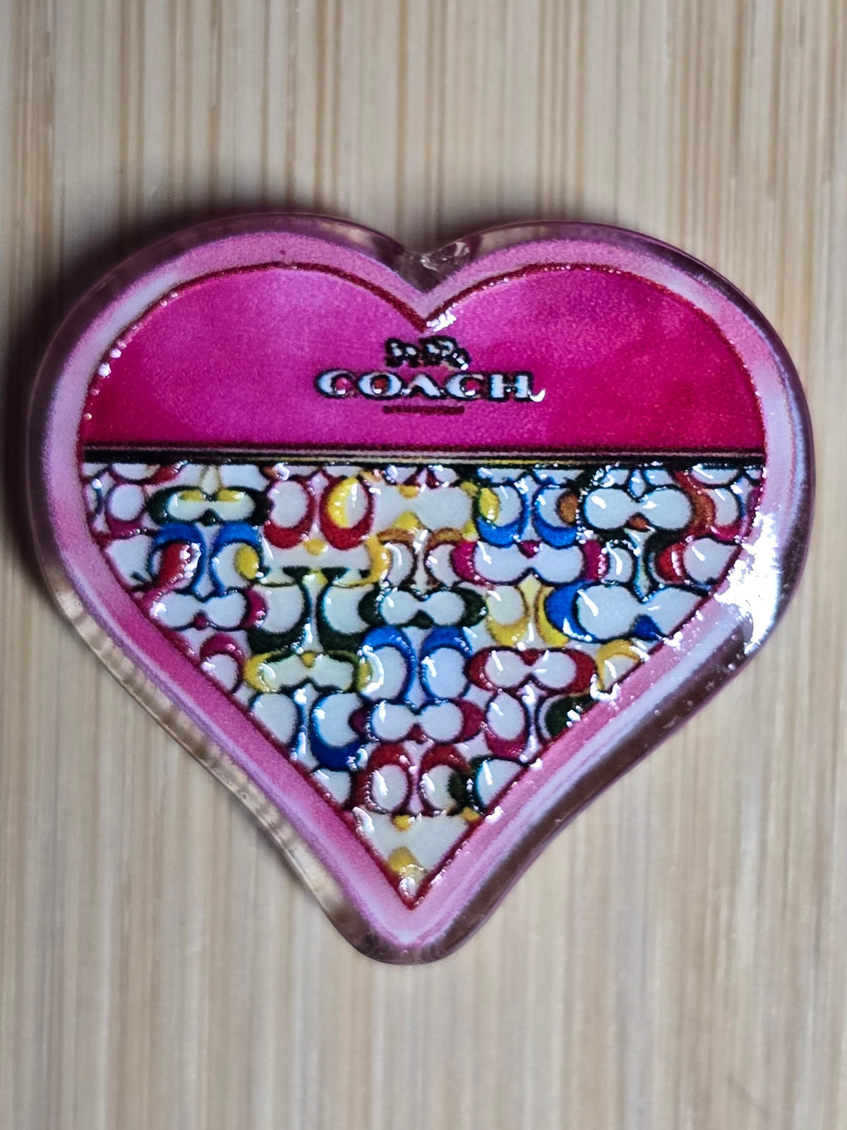 Acrylic focal beads designer inspired