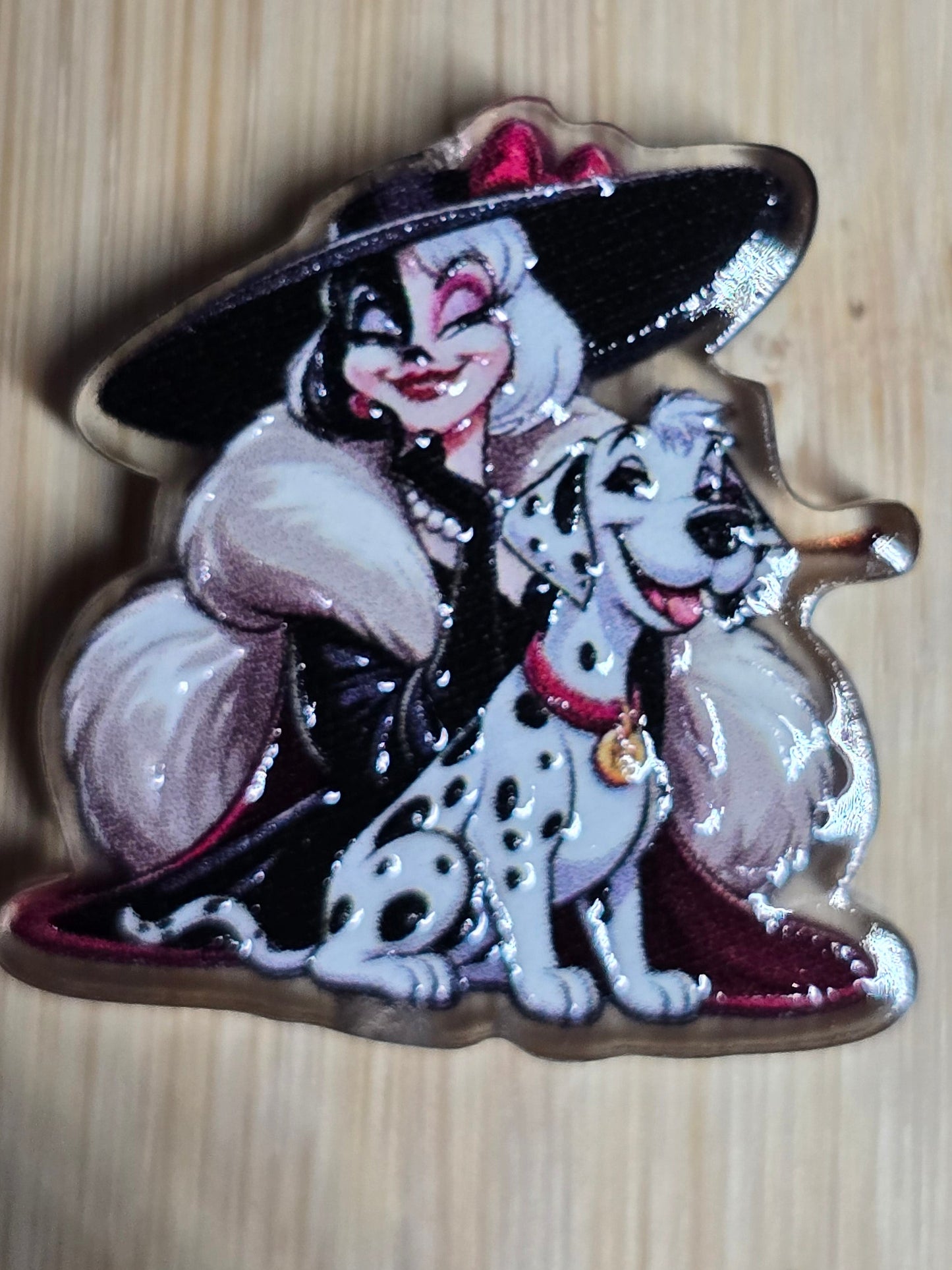 Acrylic focal beads DS villain character
