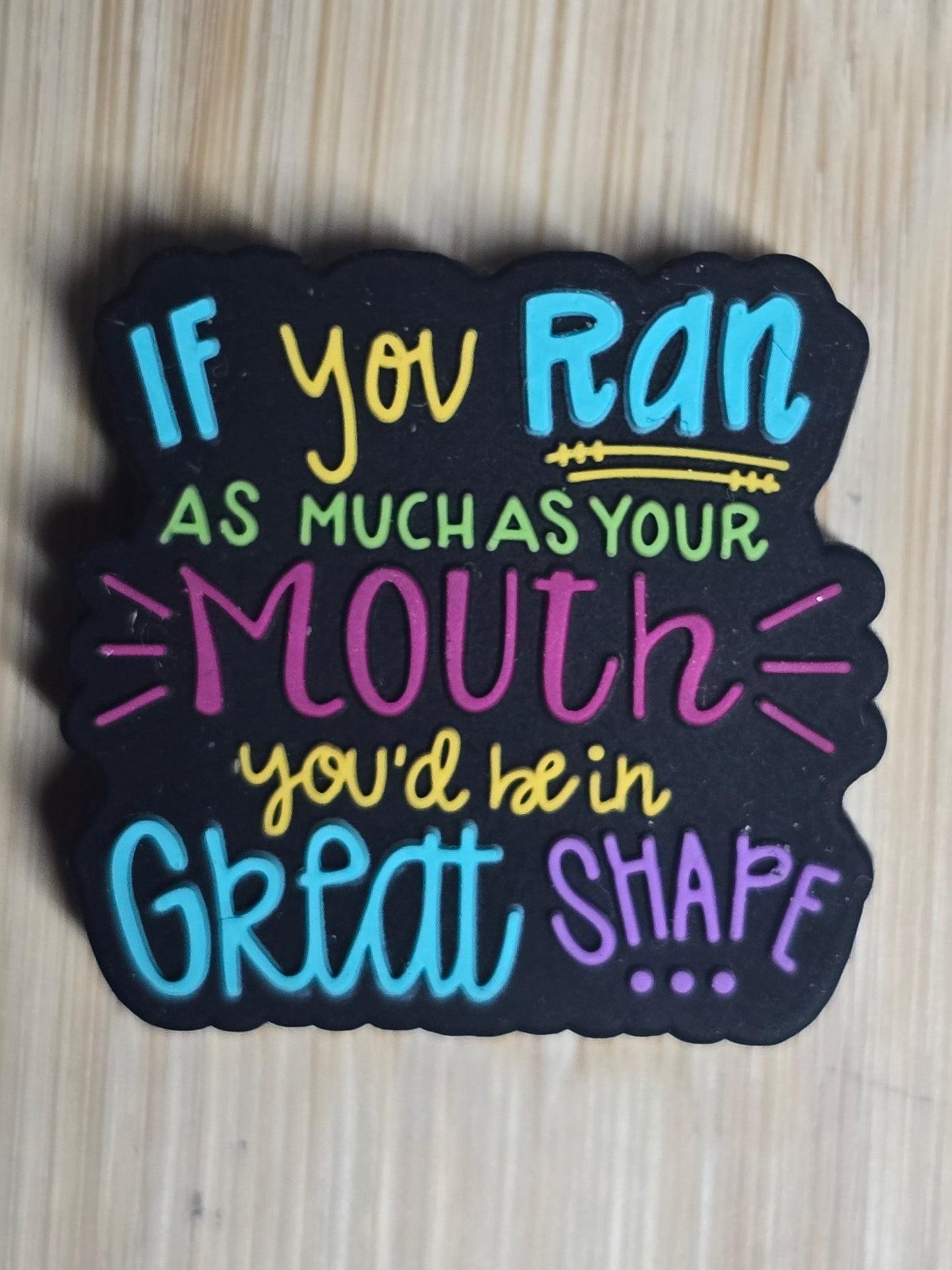 Focal silicone beads sarcastic humor