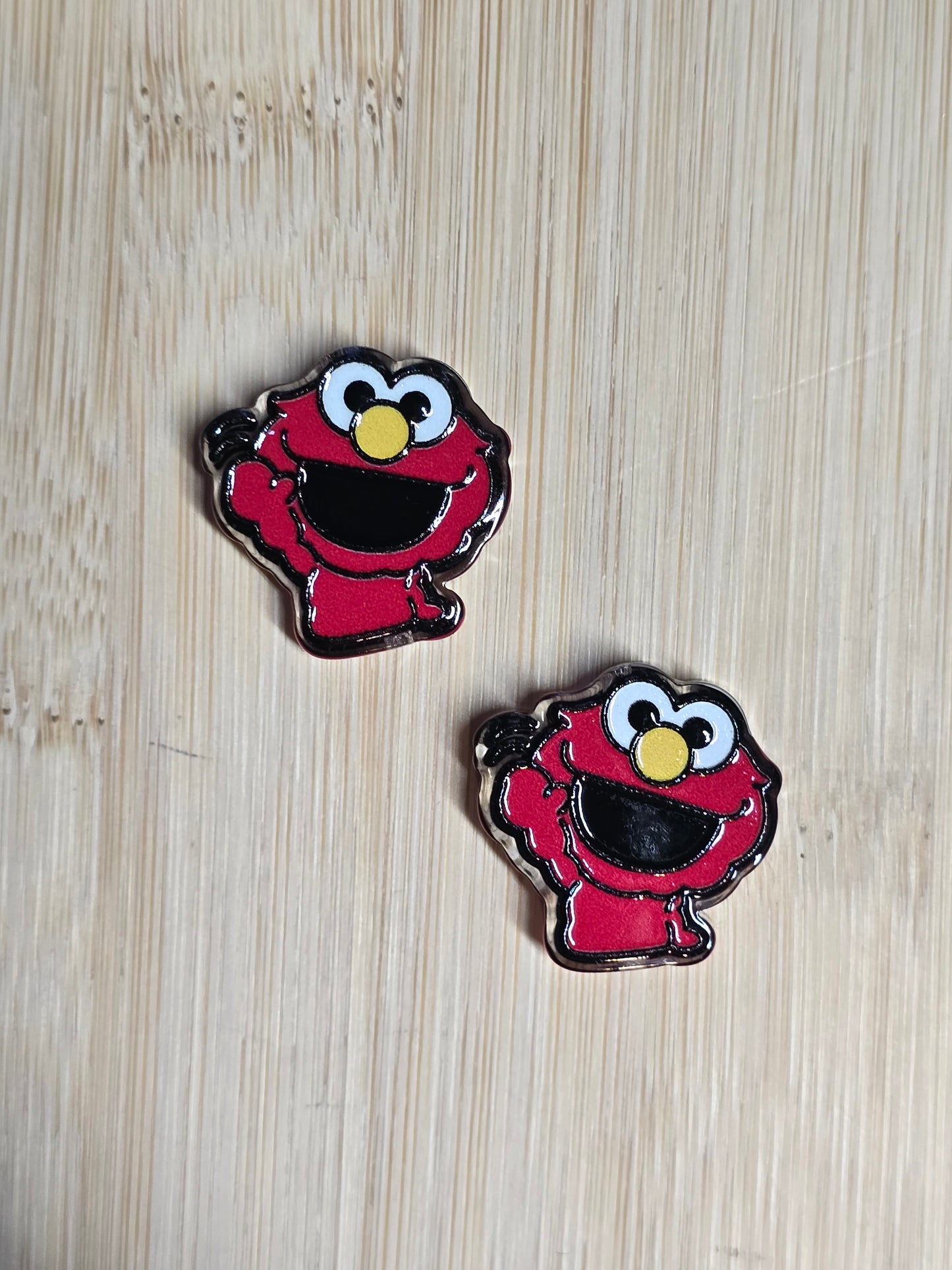 Acrylic focal beads children's TV show red character