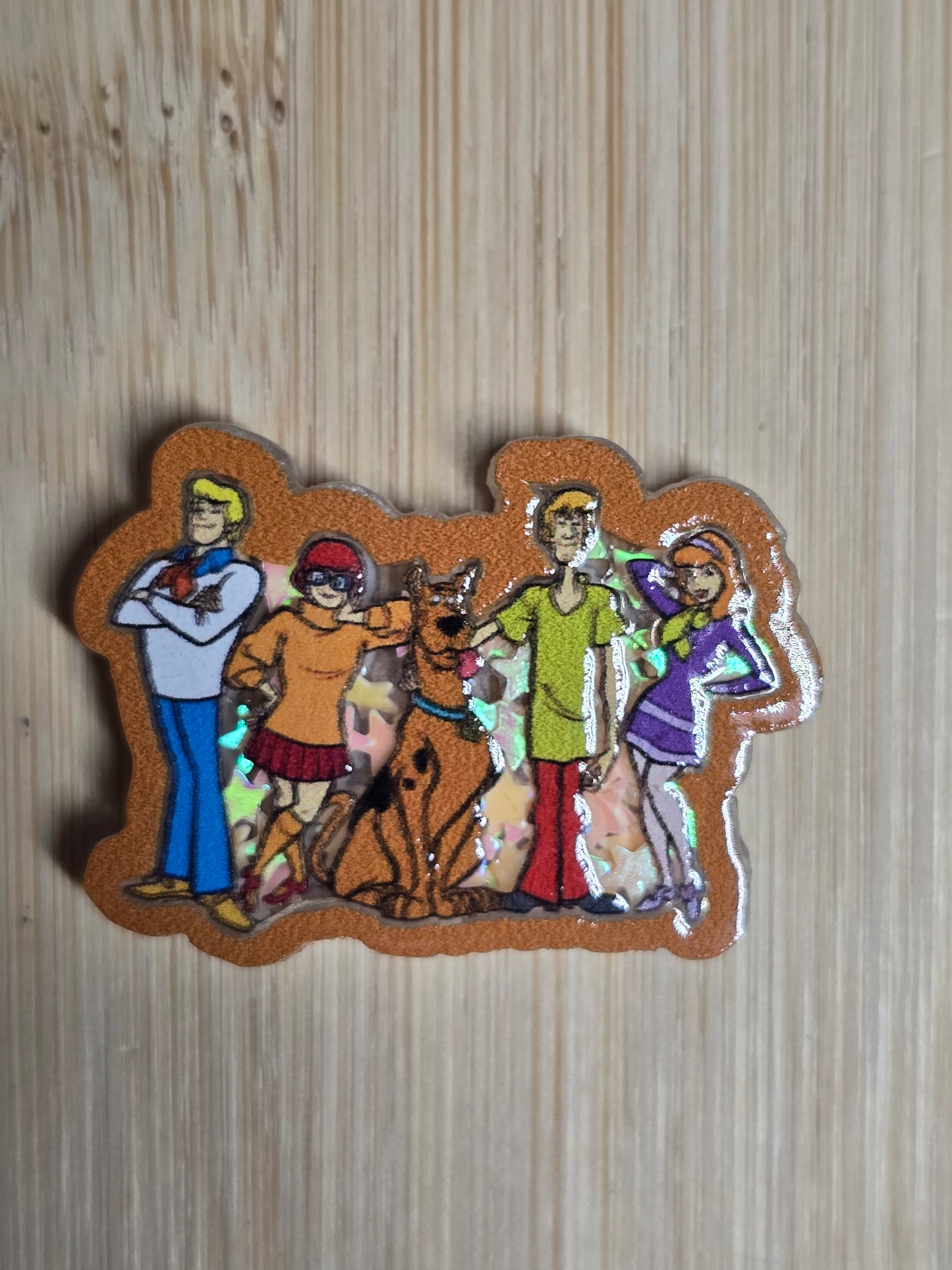 Acrylic focal beads shaker style popular cartoon mystery solvers