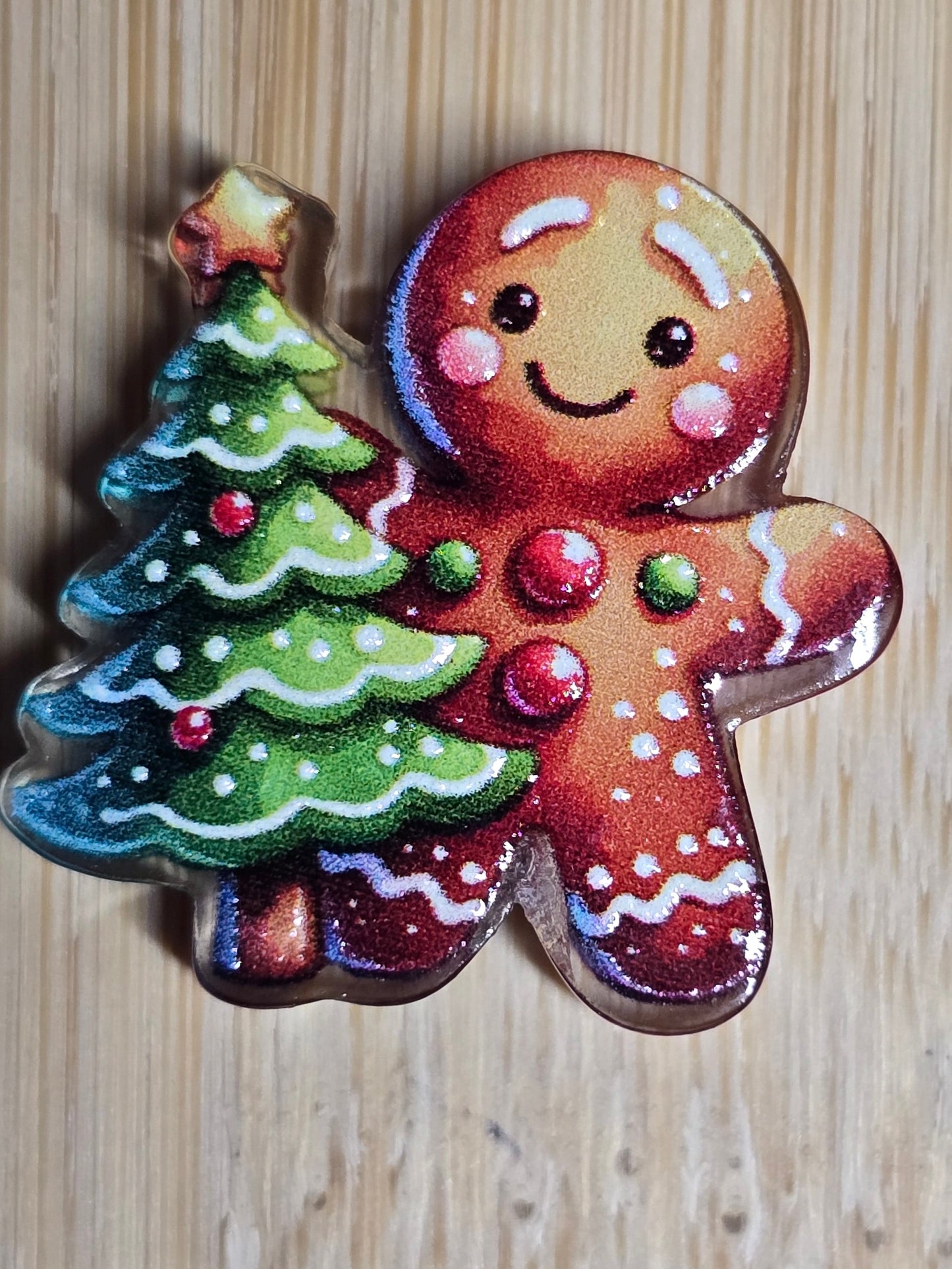 Acrylic focal beads 🫣 christmas themed